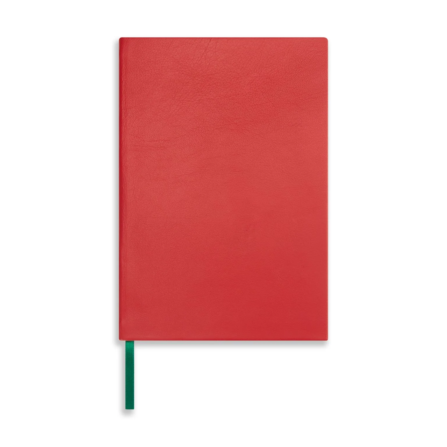 A5 Leather Bound Red Notebook