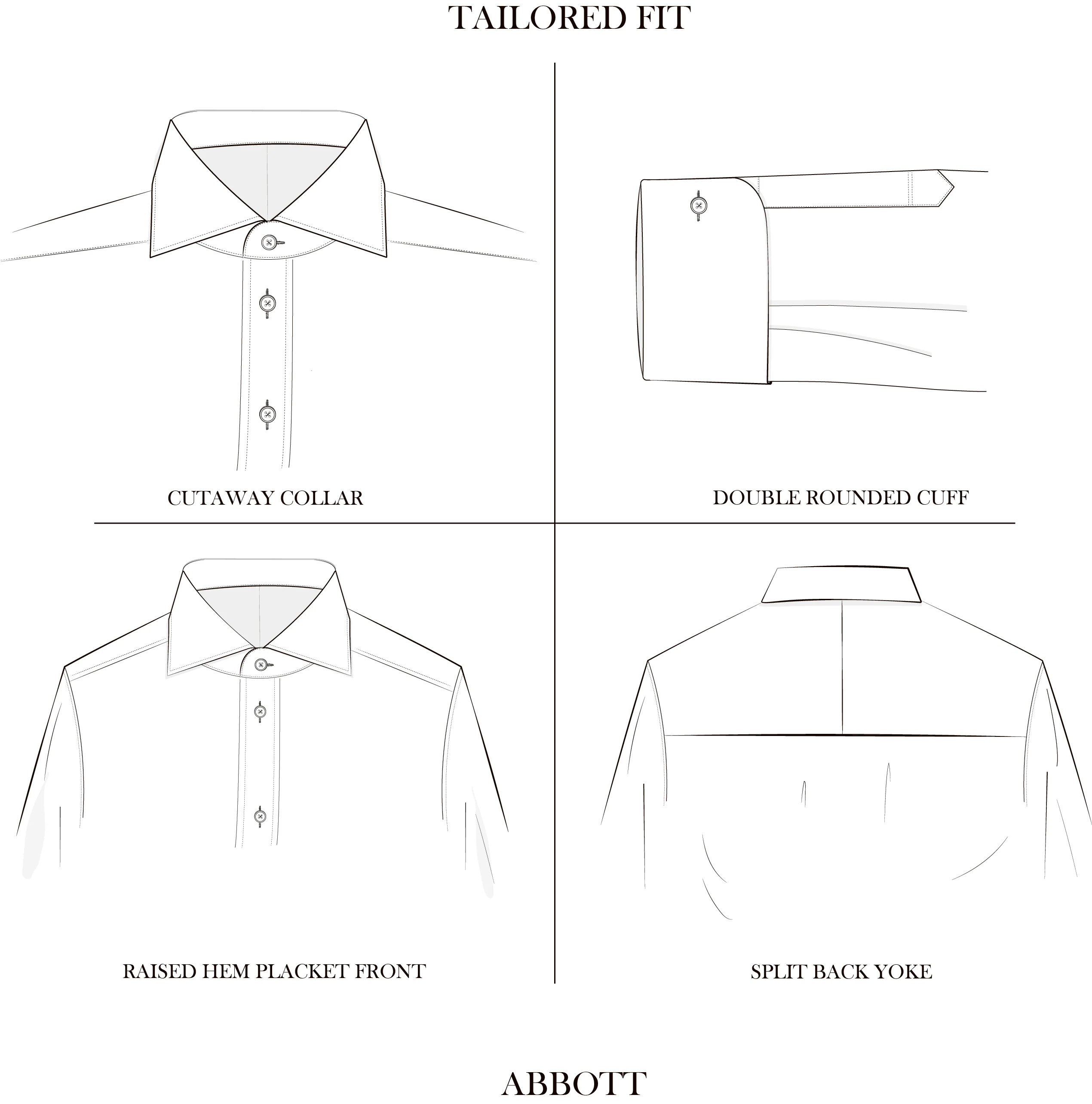 Abbott White Twill Shirt - Image 2