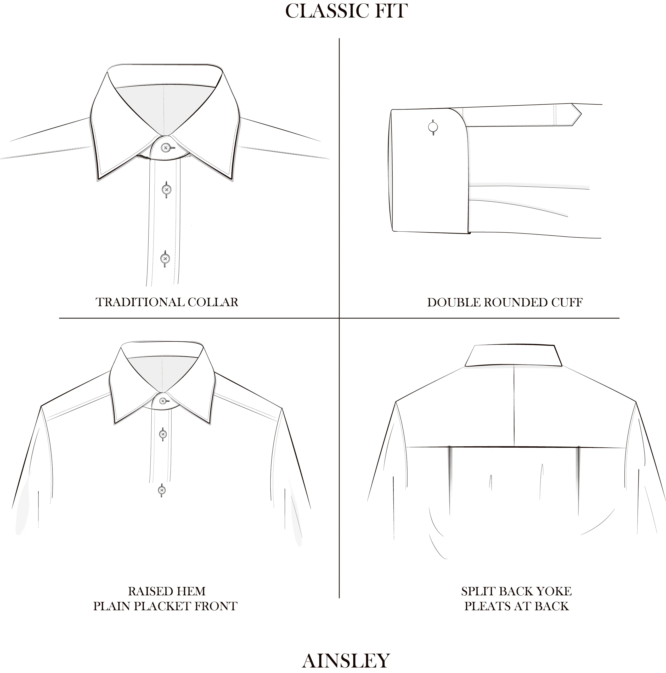 Ainsley Blue Basketweave Shirt - Image 2
