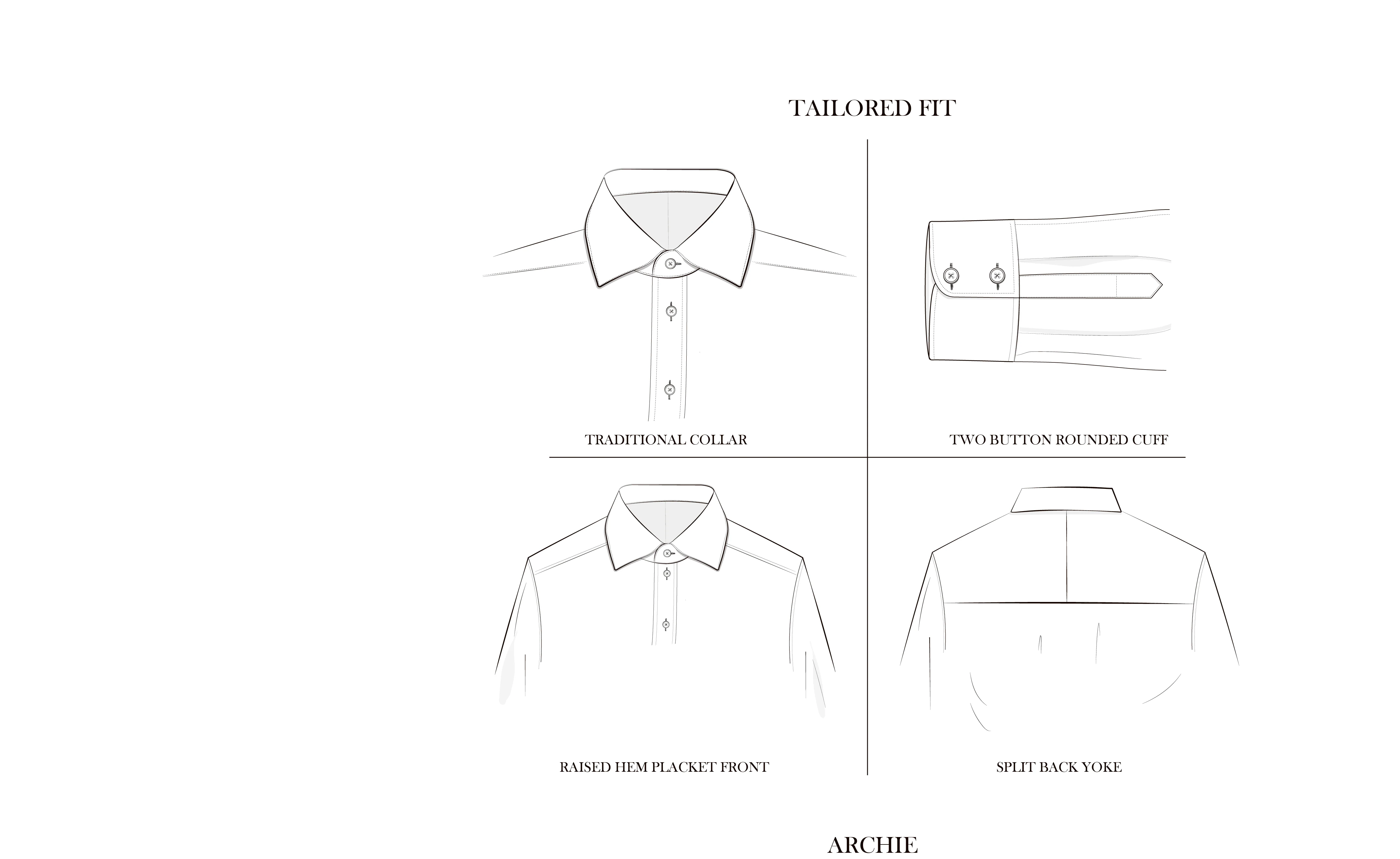 Archie White Royal Oxford Cotton Shirt - Image 3