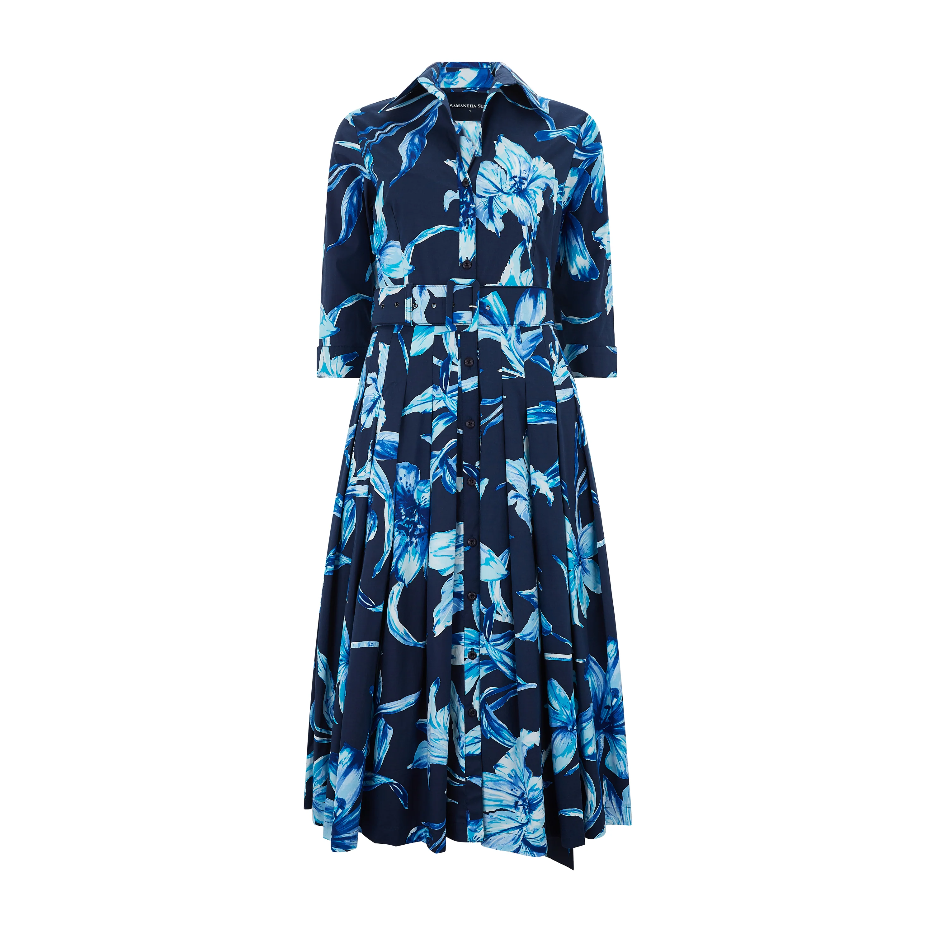 Audrey 4 Protofino Lillies Cotton Dress
