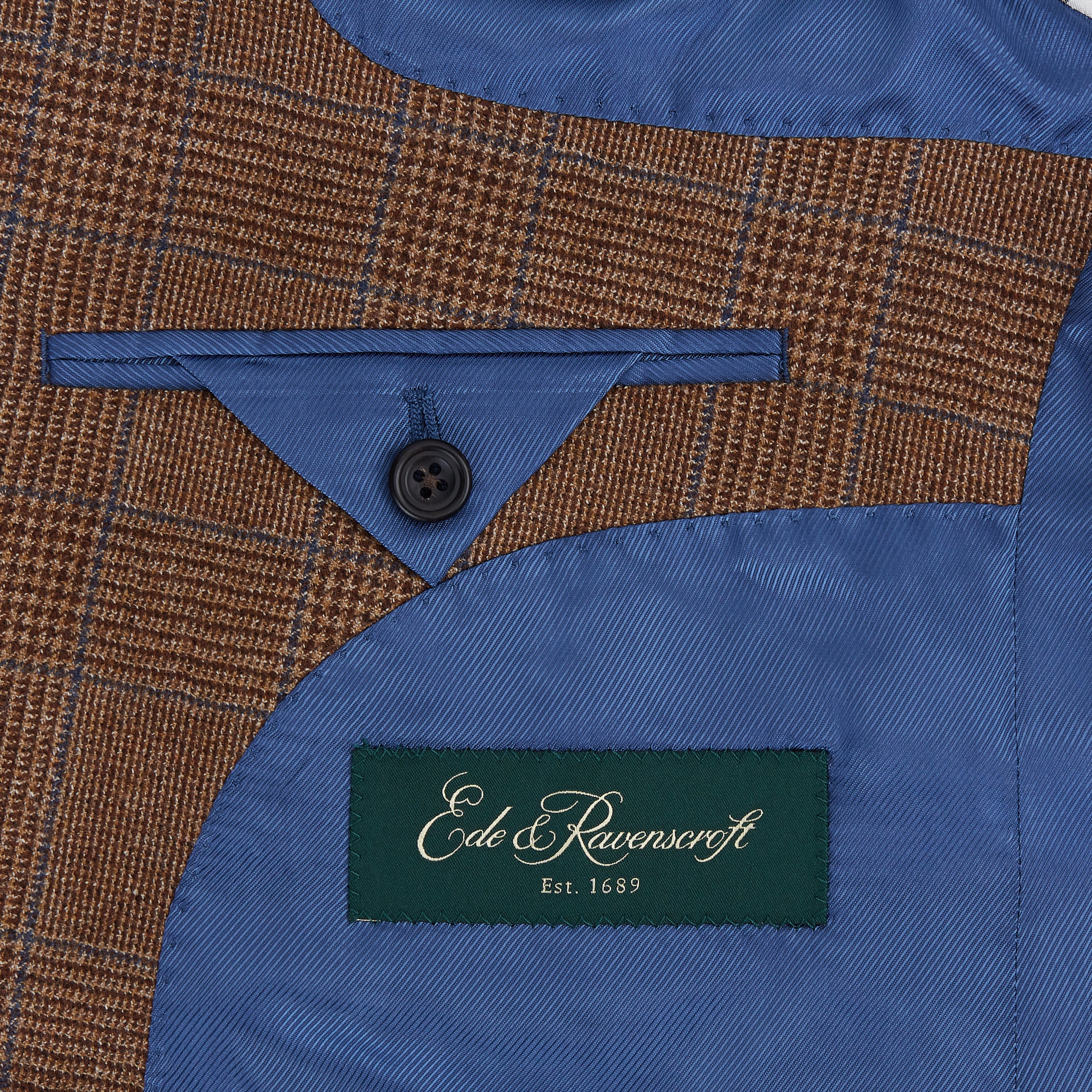 Barnes Beige Check Suit - Image 3