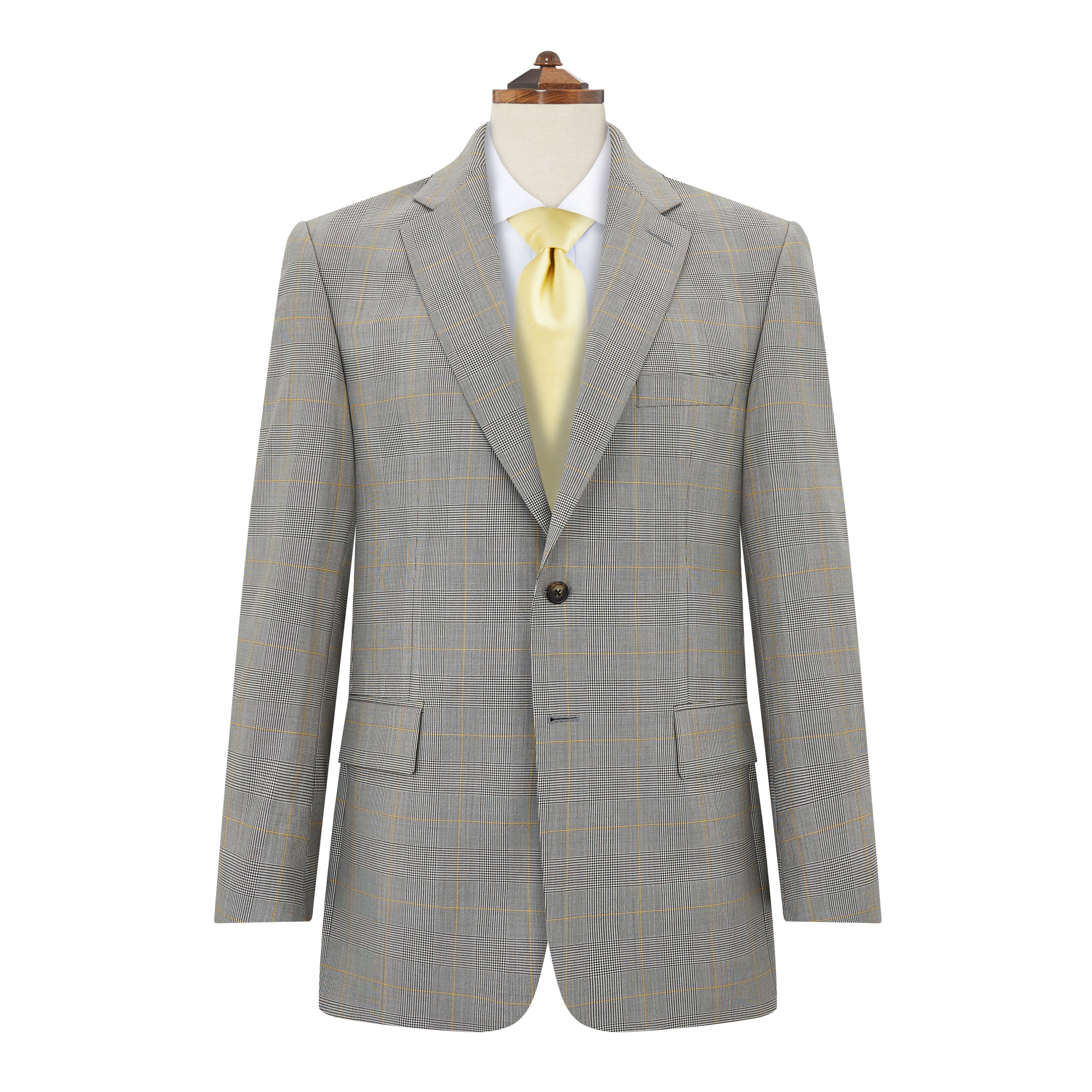 Barnes Black White Prince Of Wales Suit