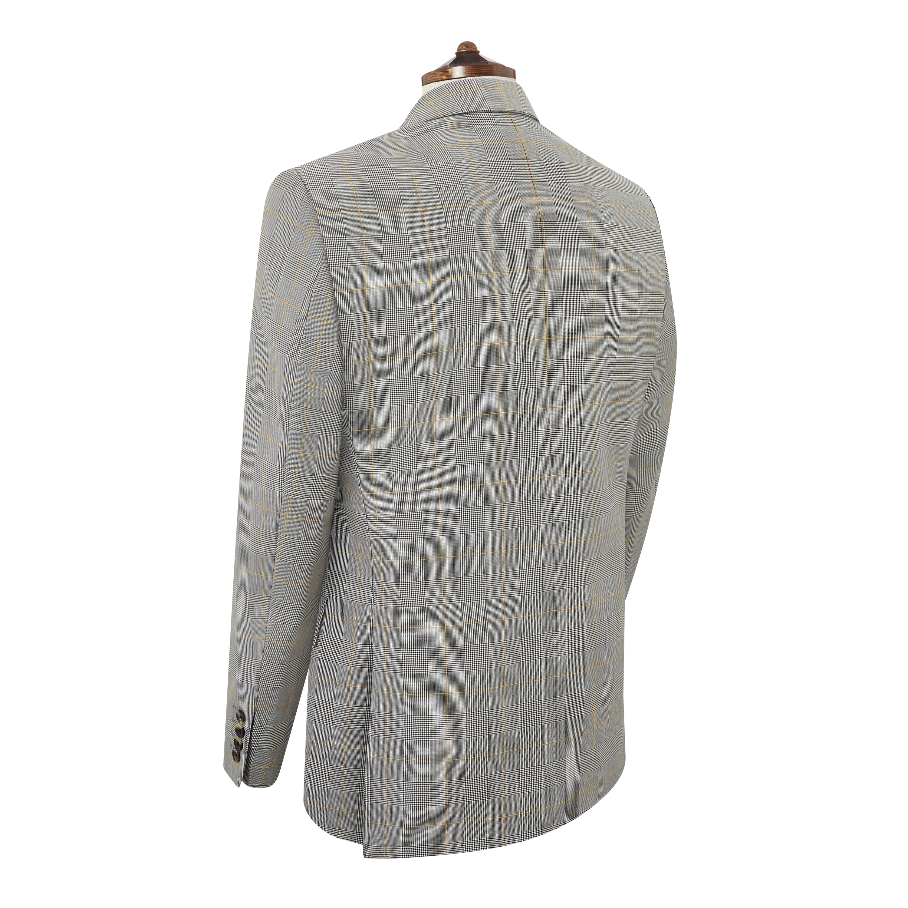 Barnes Black White Prince Of Wales Suit - Image 3