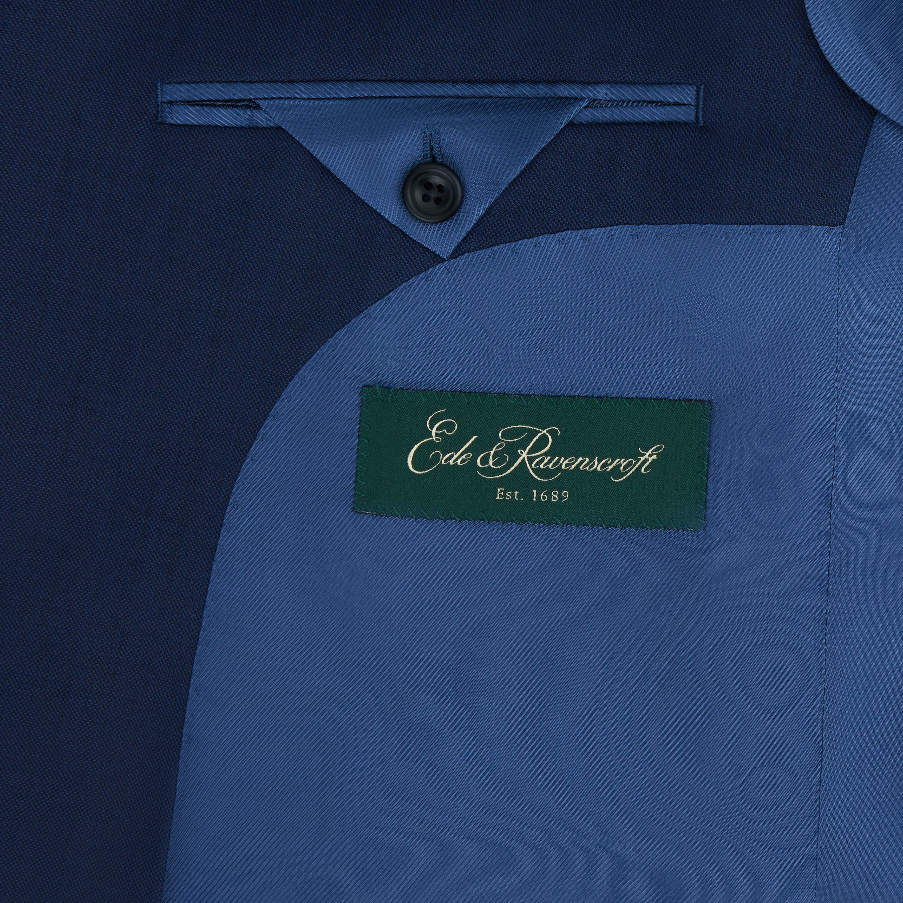 Barnes Navy Plain Weave Suit - Image 3