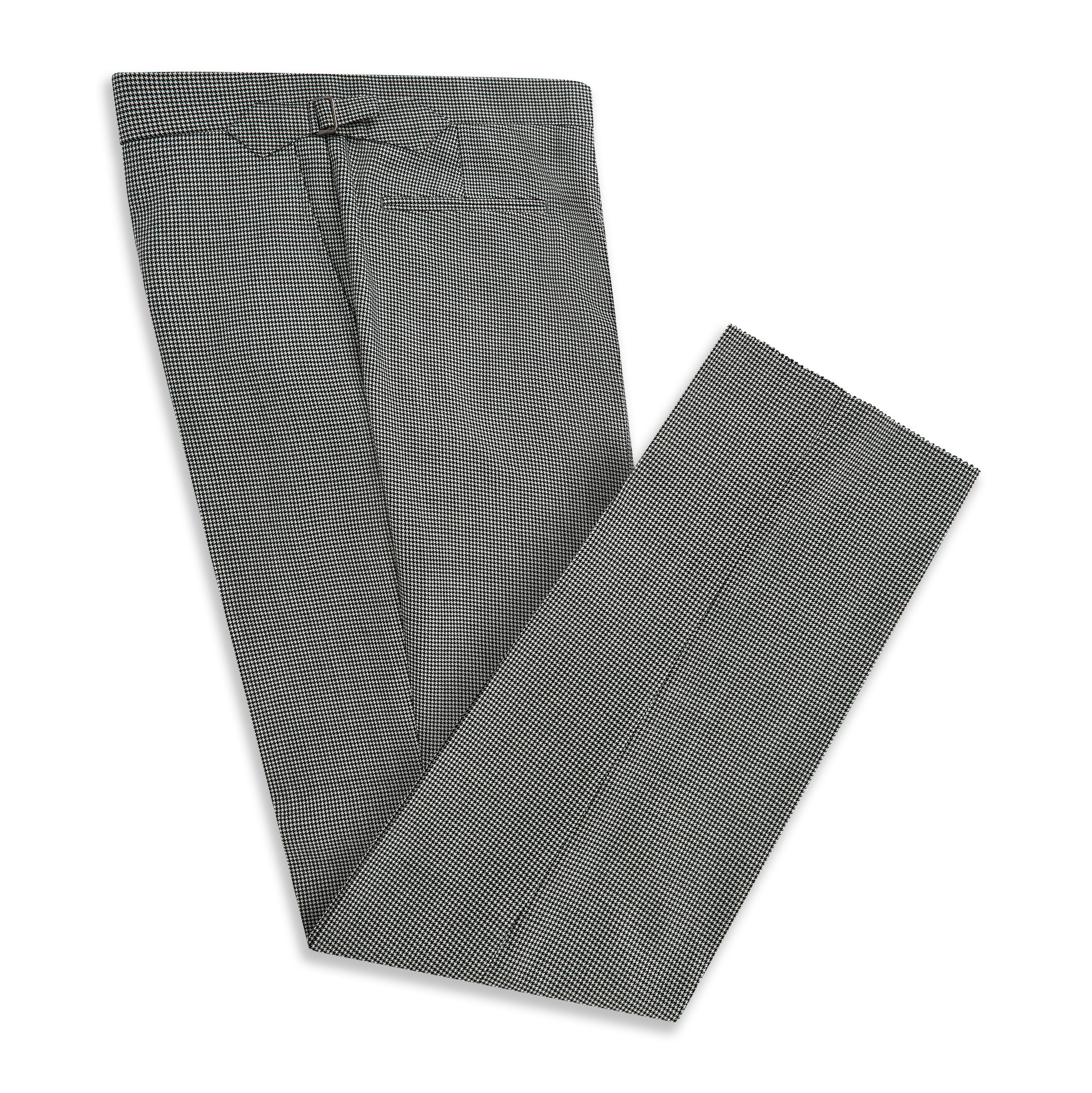Barney Black and White Houndstooth Trouser