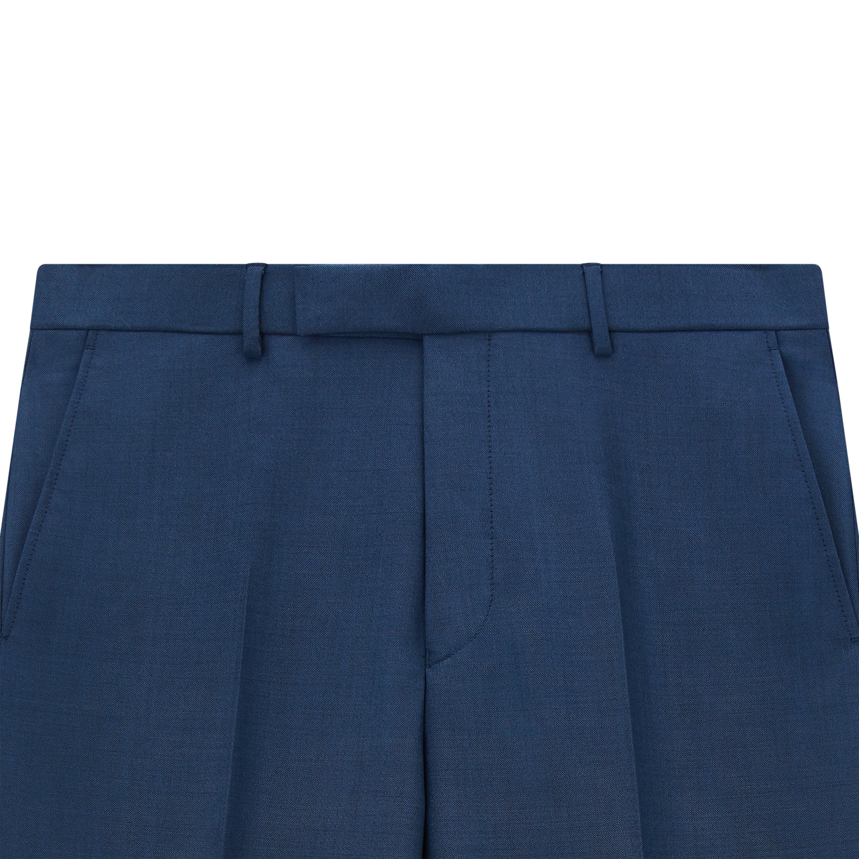 Barney Navy Wool Mohair Trouser - Image 4