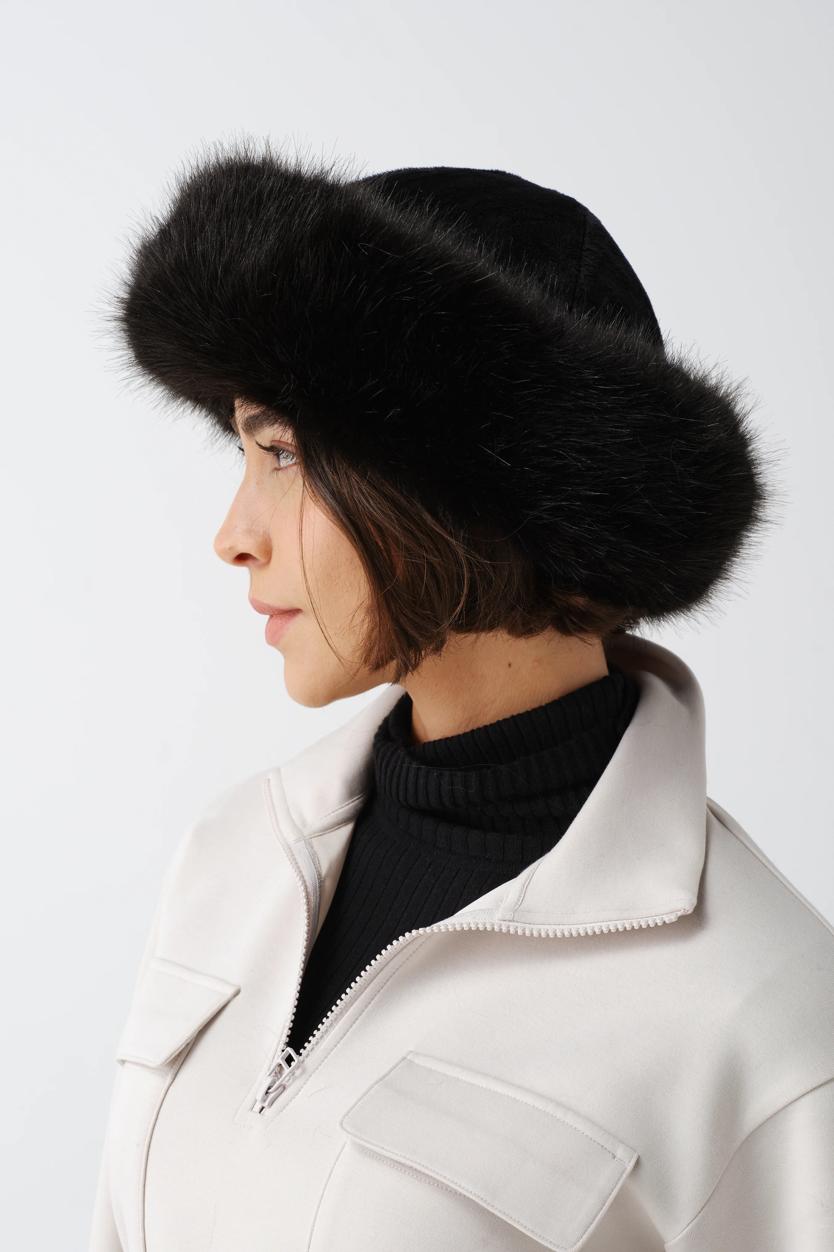 Black Brim Hat - Image 2