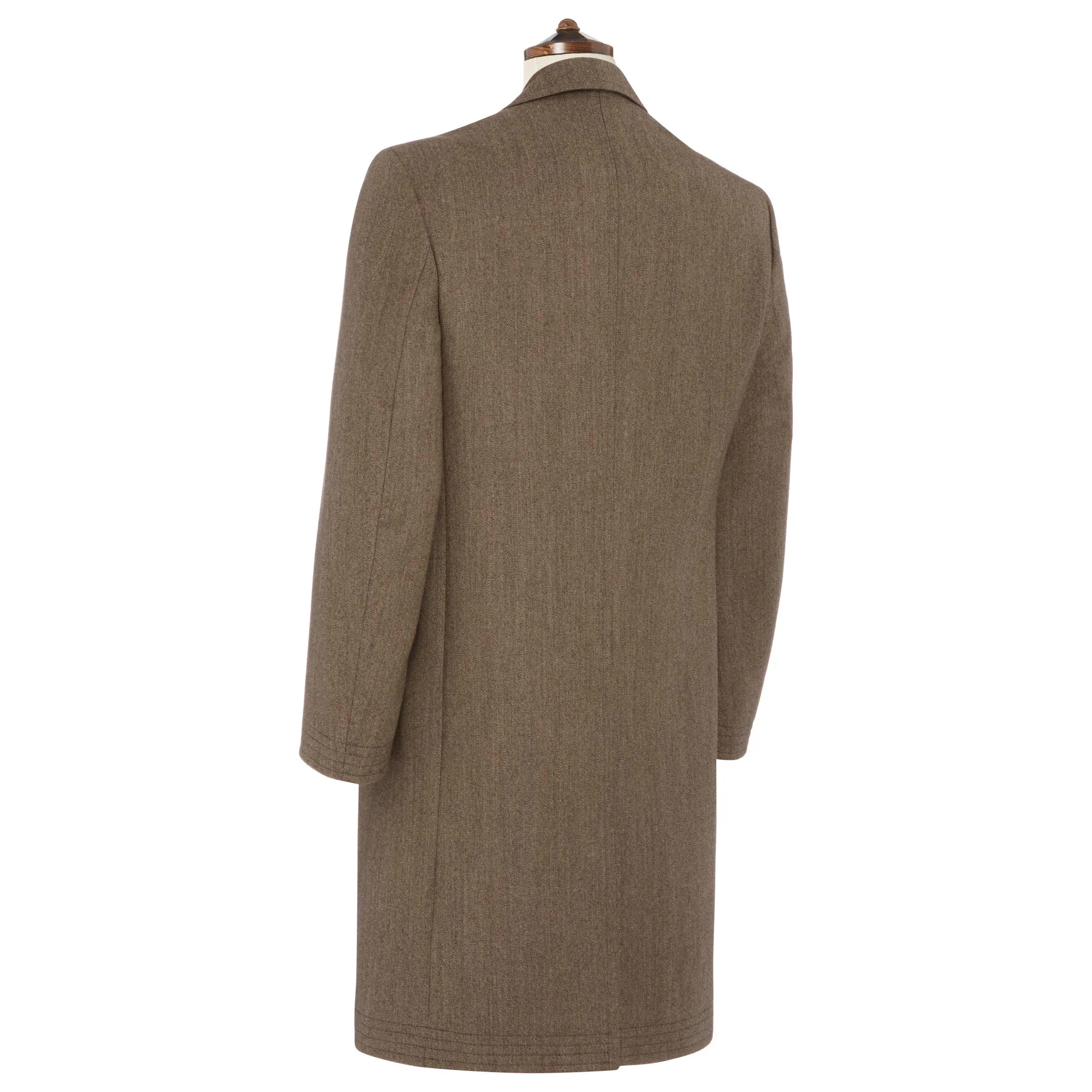Rothbury Brown Covert Twill Coat - Image 3