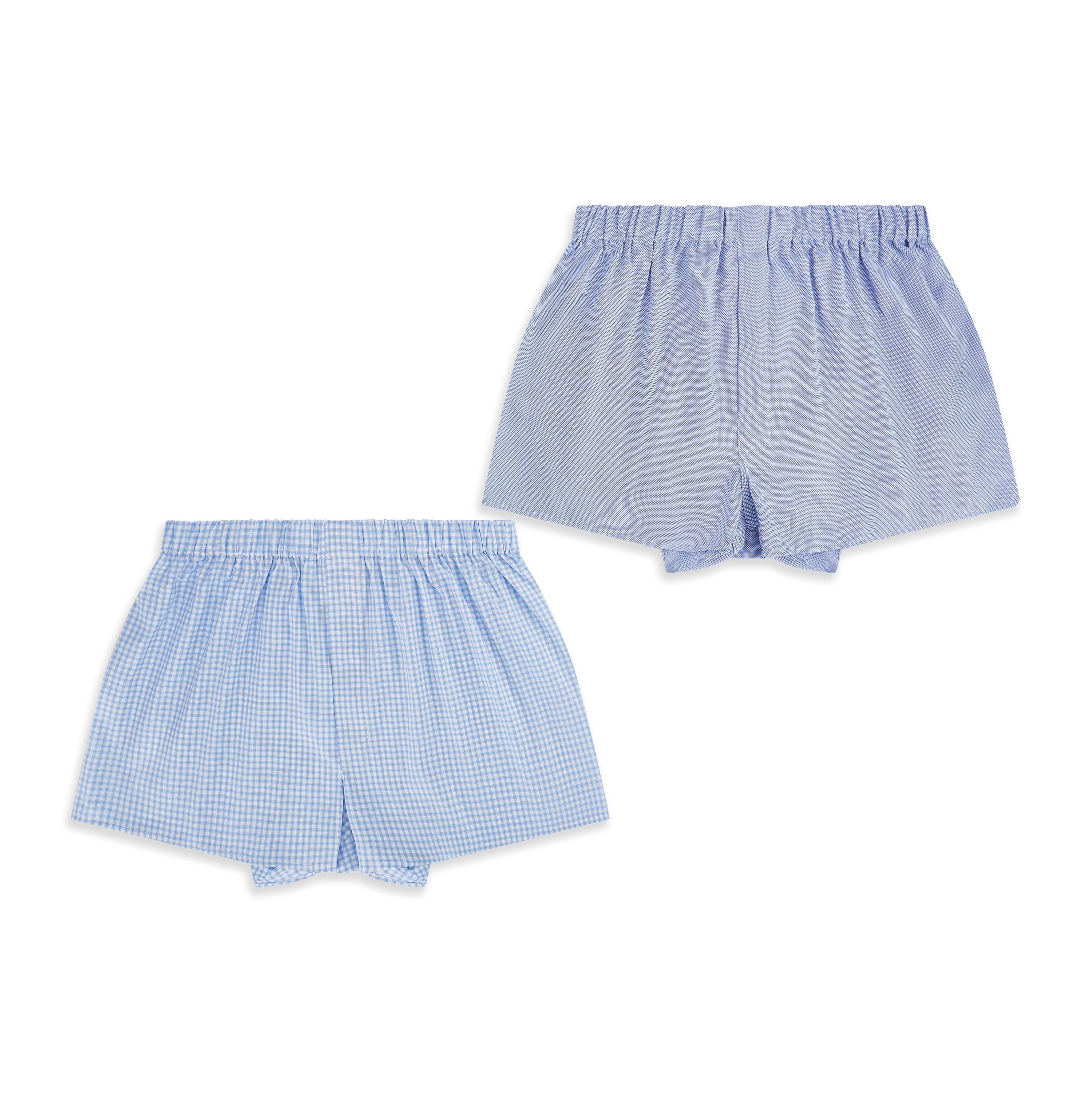 Check Basketweave Boxer Short Set Of Two