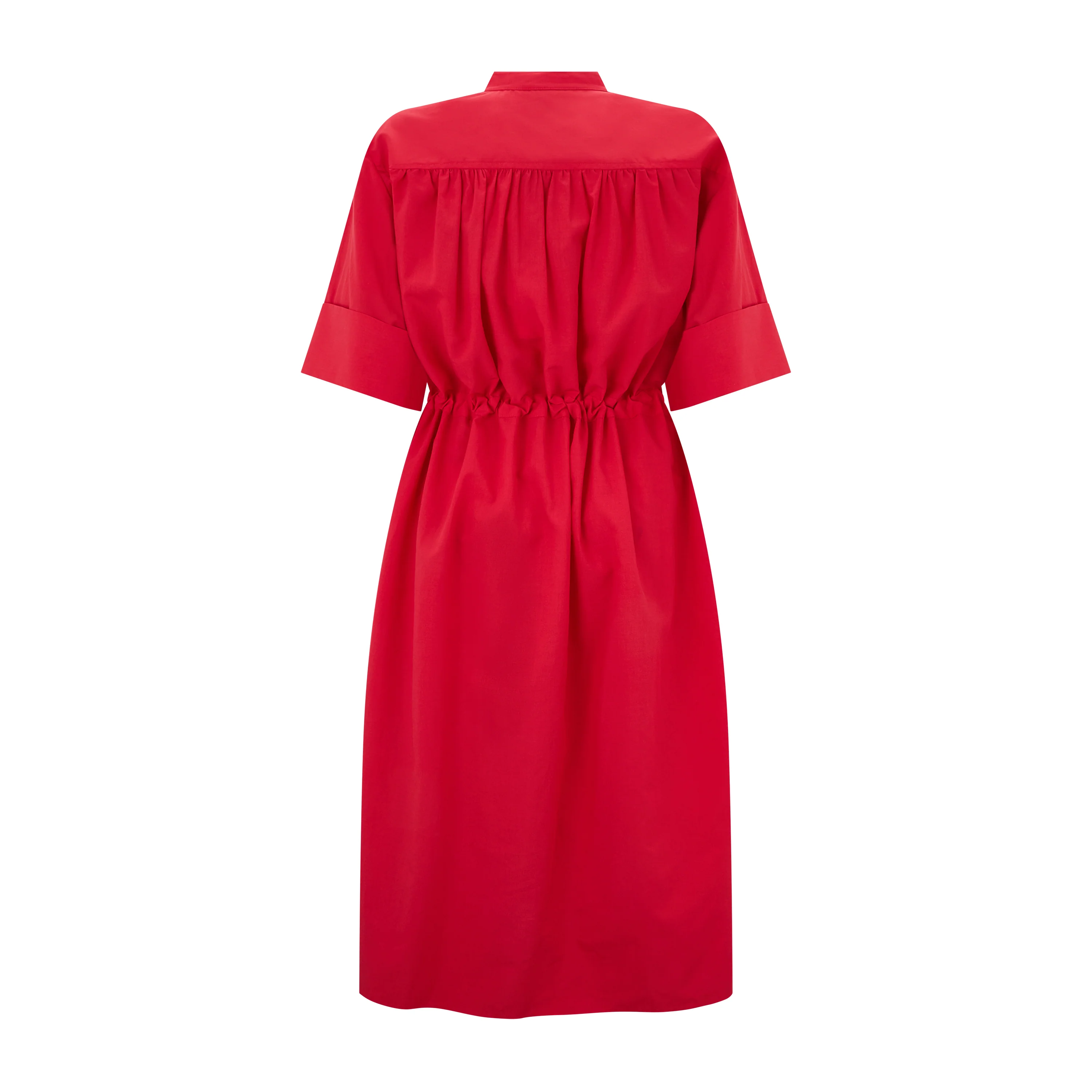 Cotton Tunic Shirt Dress - Image 2