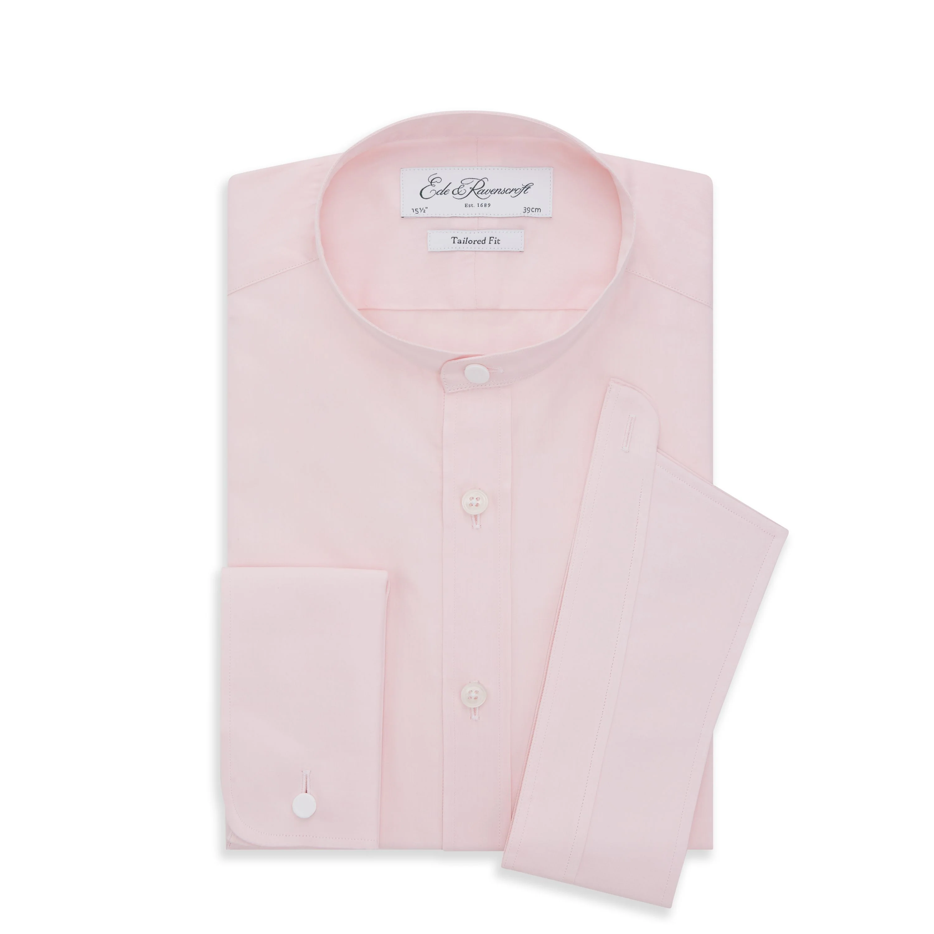 Ellis Pink Poplin Cotton Tunic Shirt