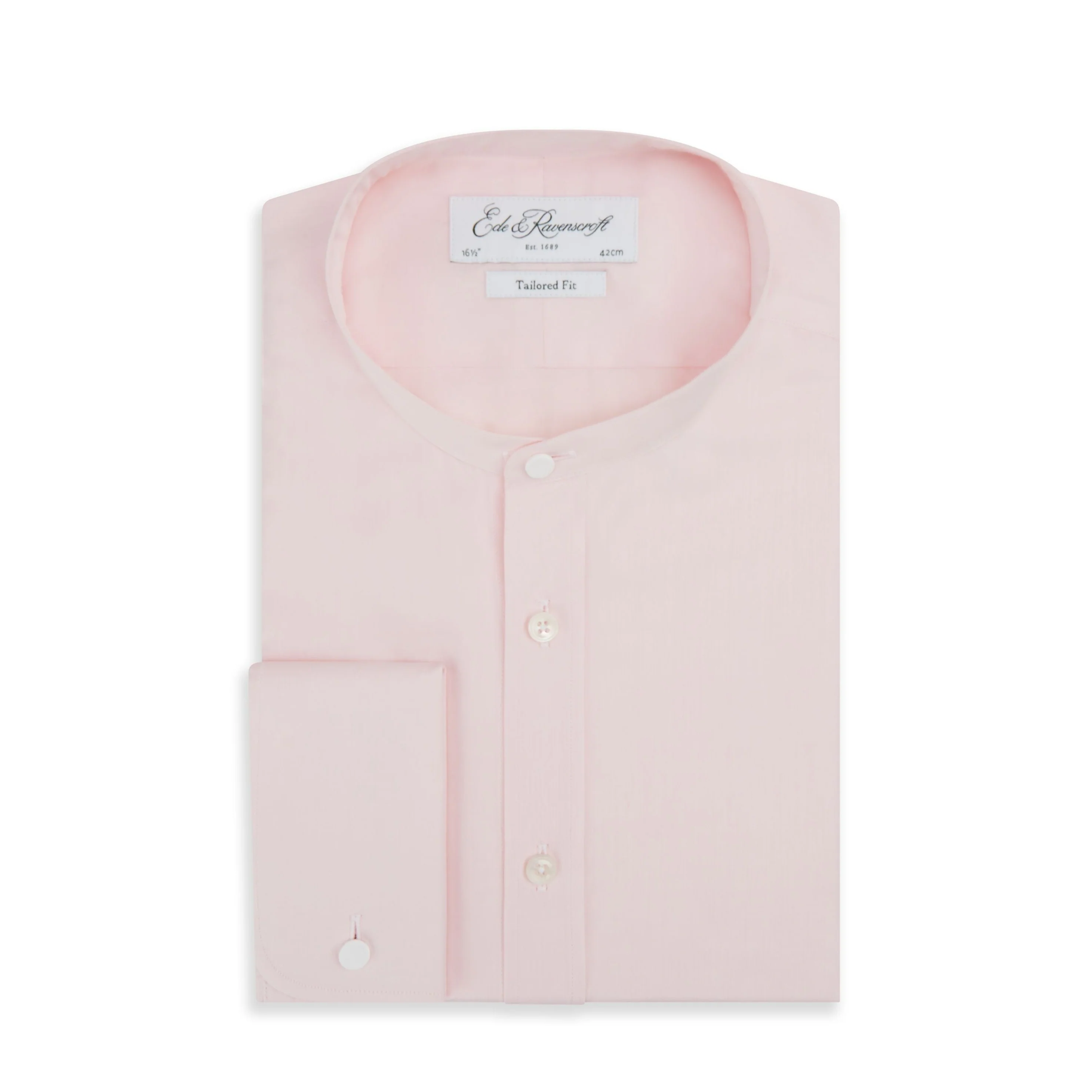 Ellis Pink Poplin Cotton Tunic Shirt - Image 2