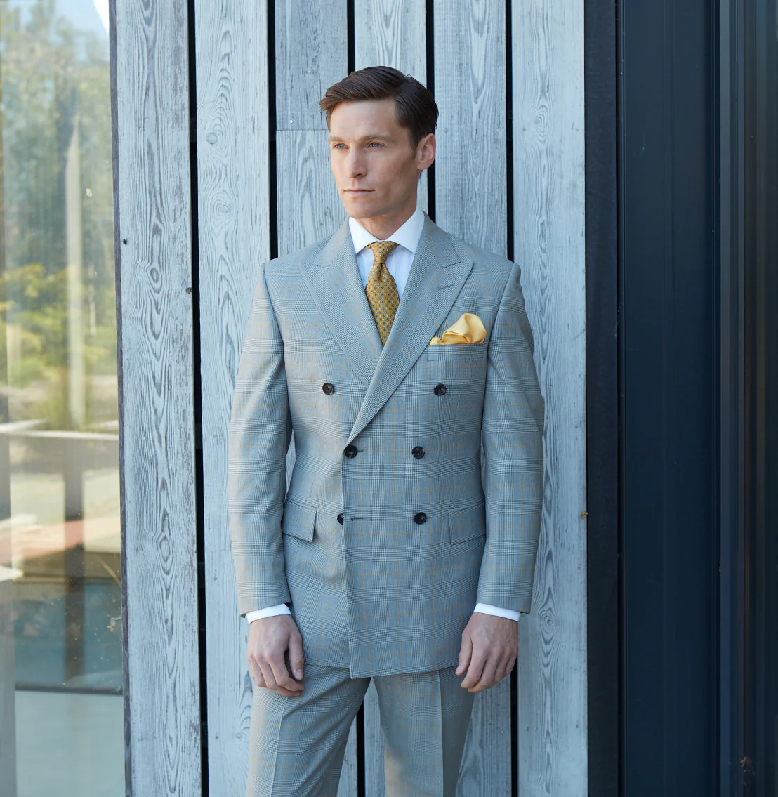 Farringdon Black White Prince Of Wales Suit - Image 2