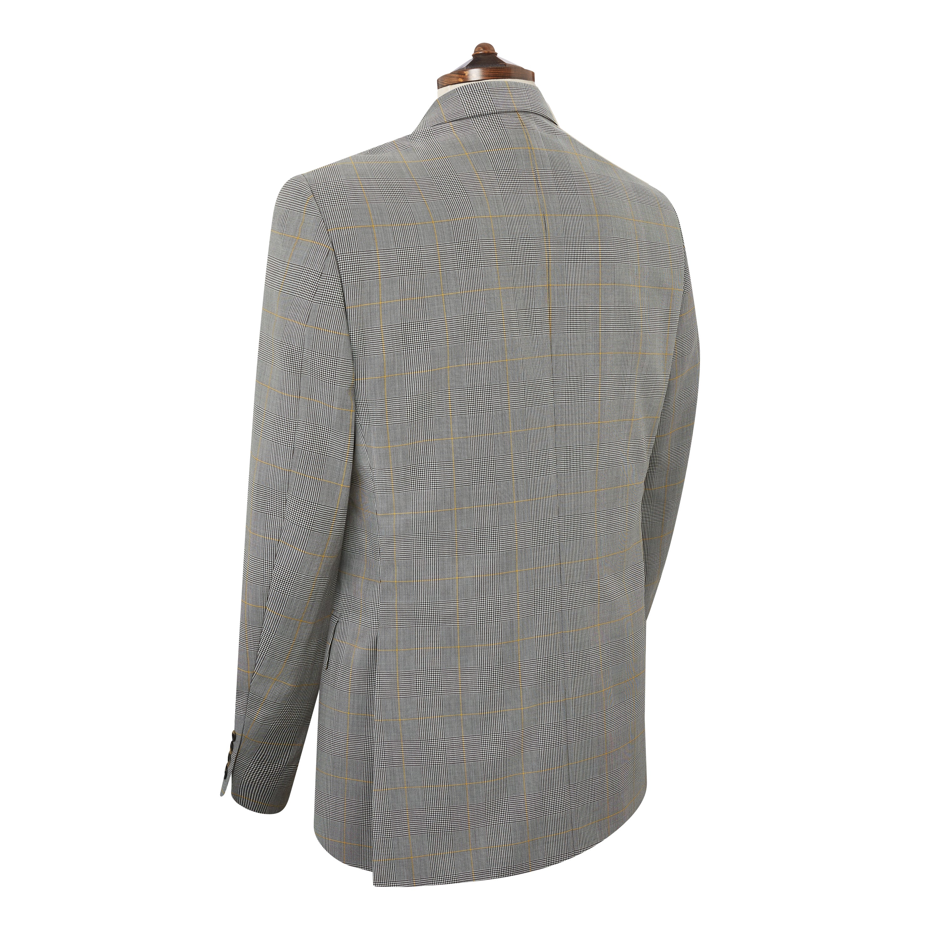 Farringdon Black White Prince Of Wales Suit - Image 3