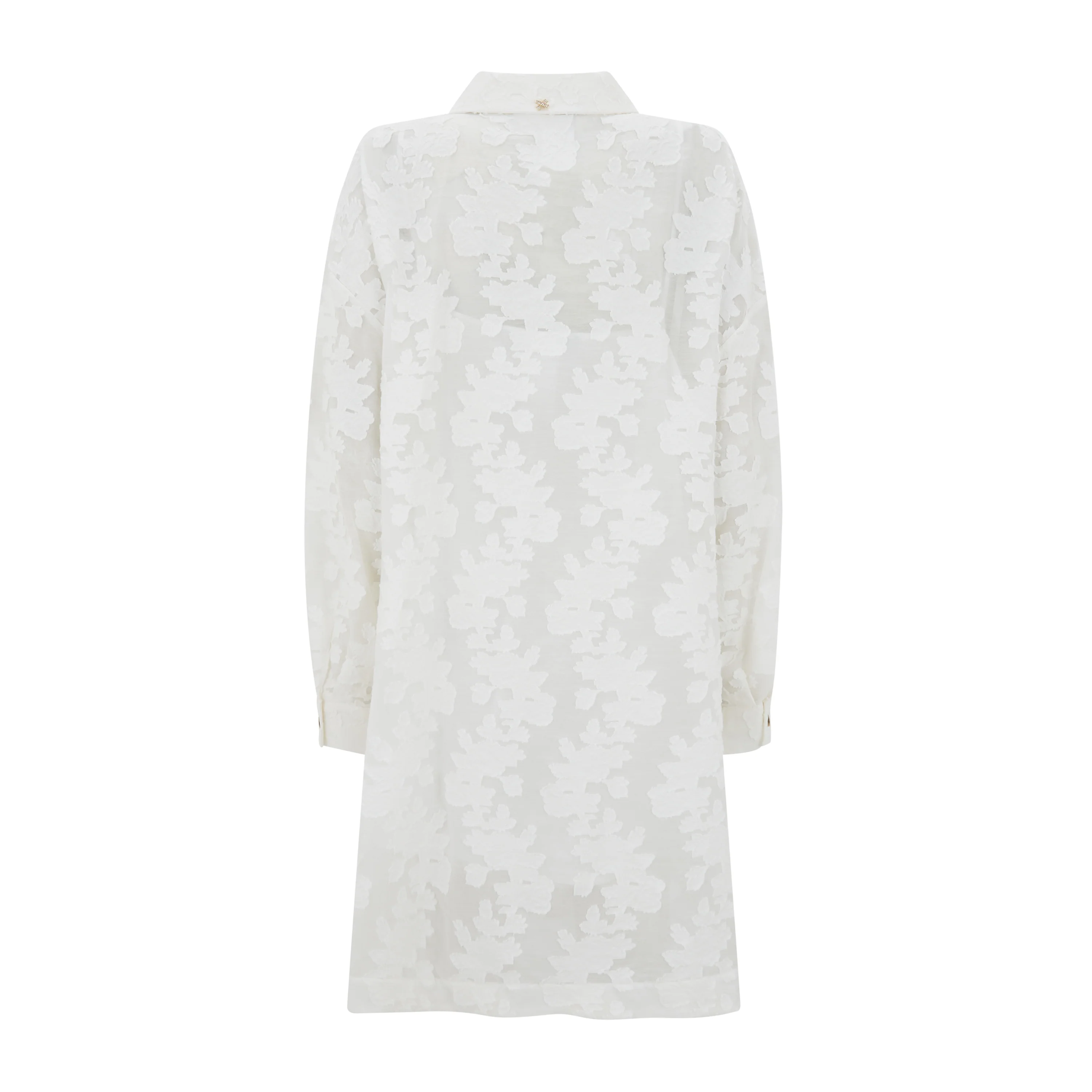 Gessati Cotton Shirt With Cami - Image 2