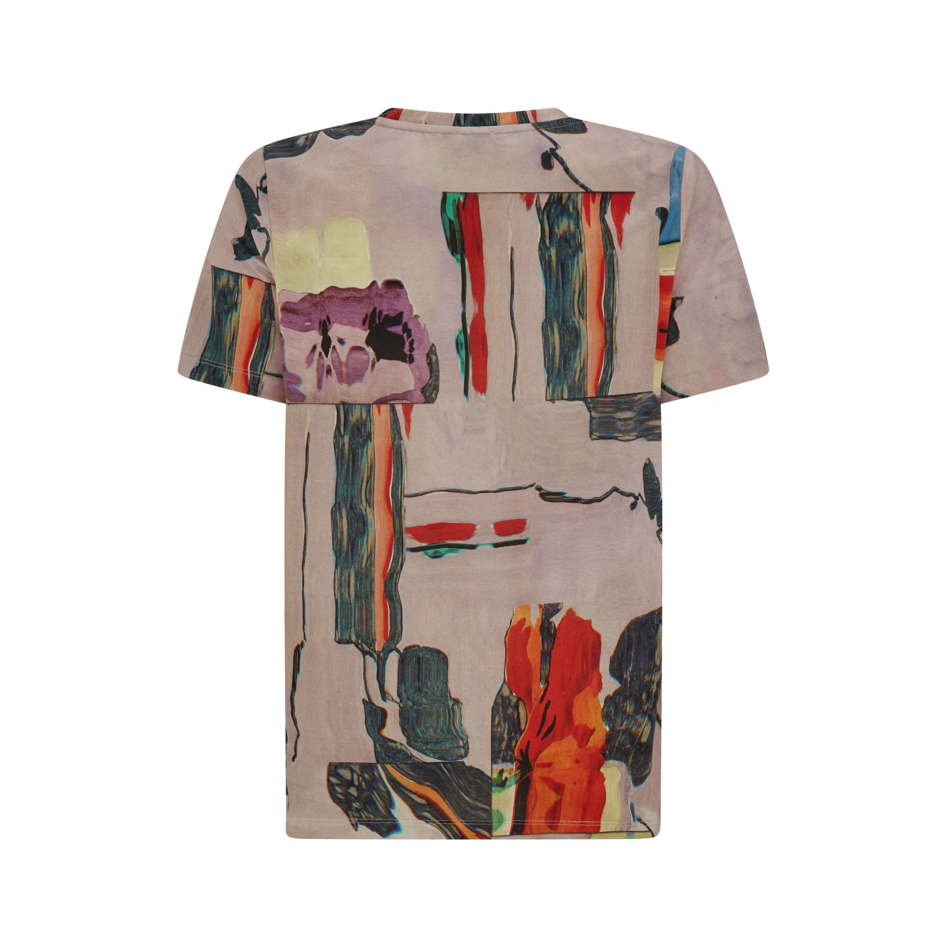 Glitch Floral Print Tee - Image 2