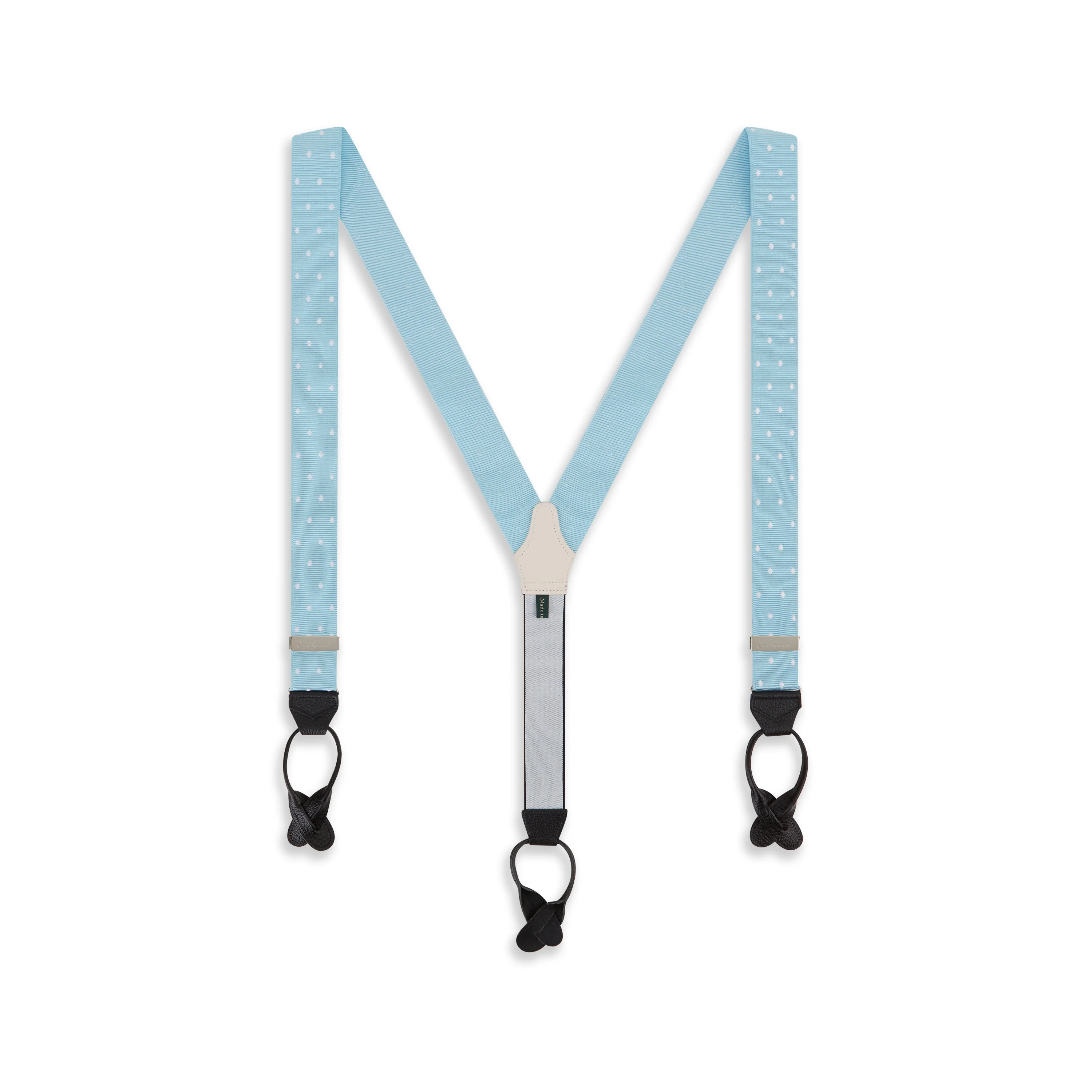 Mint White Webbed Spot Braces - Image 2