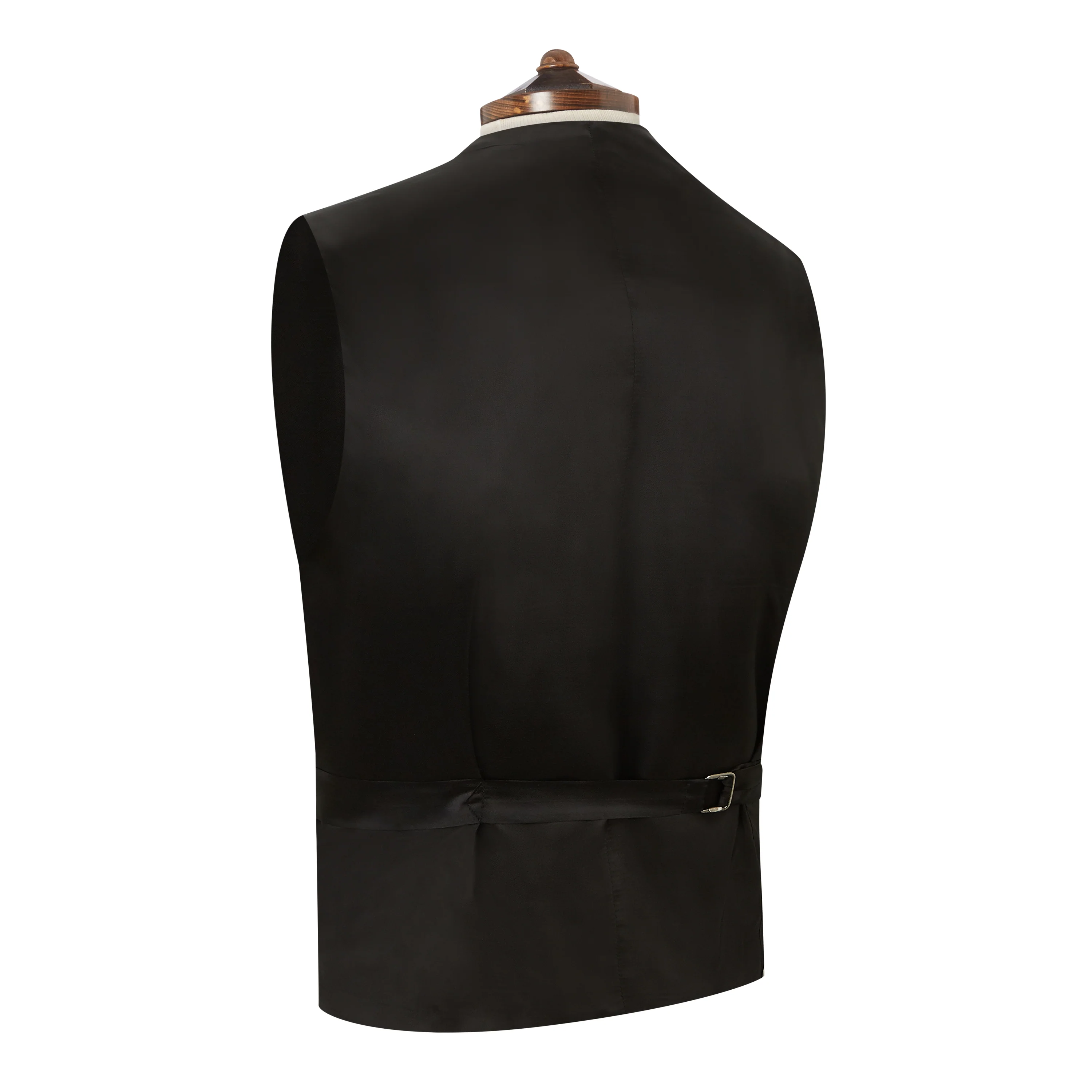 Hayward Burgundy Black Check Evening Waistcoat - Image 3