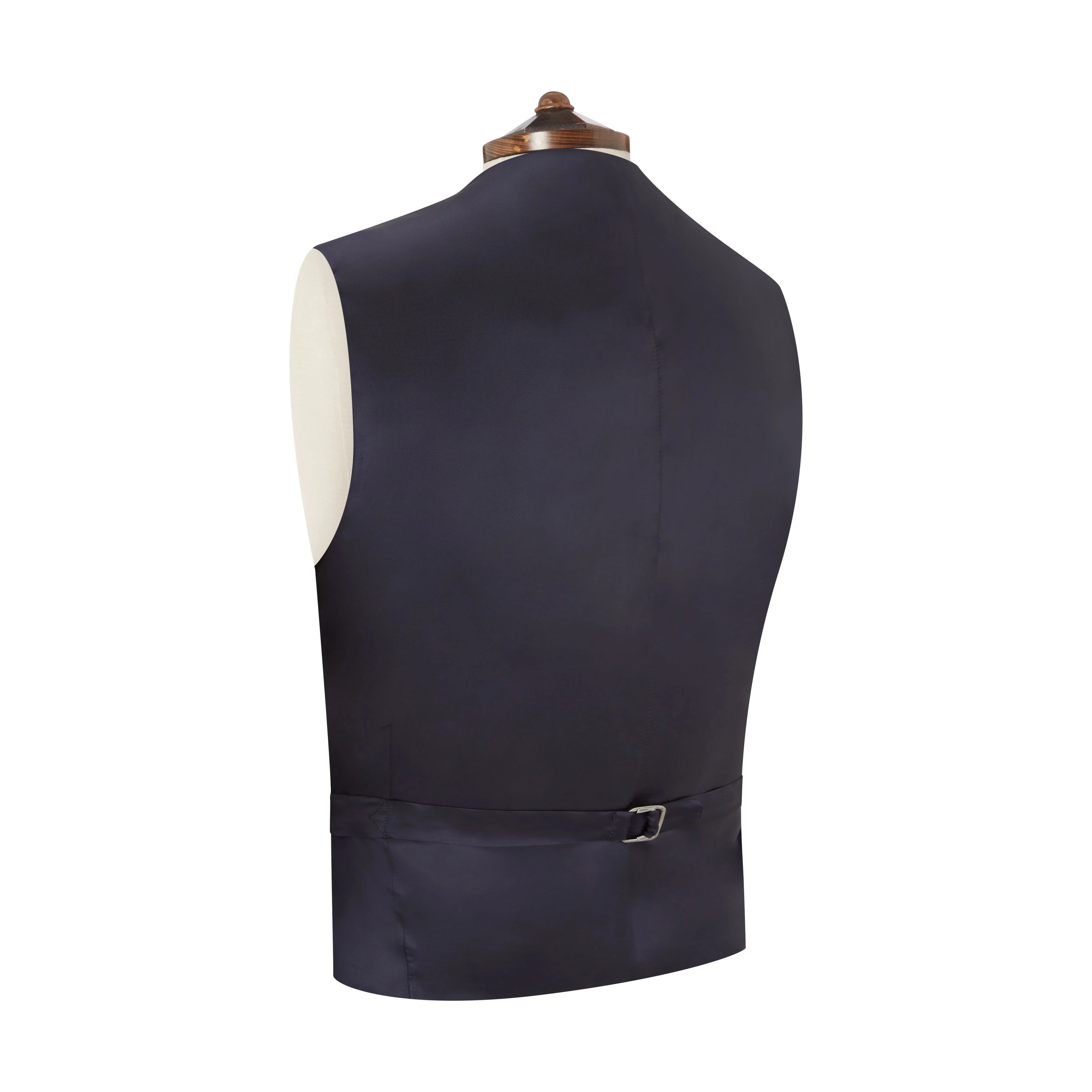 Hayward Burgundy Silk Jacquard Waistcoat - Image 2