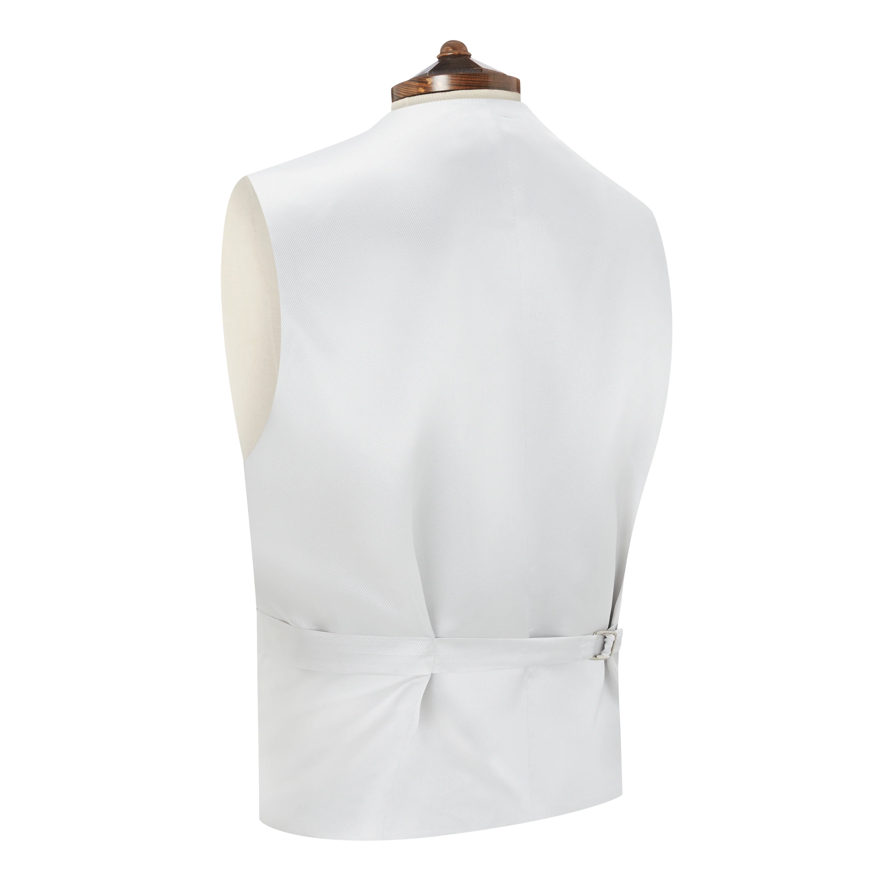 Hayward Green Yellow Acorn Jacquard Silk Waistcoat - Image 3