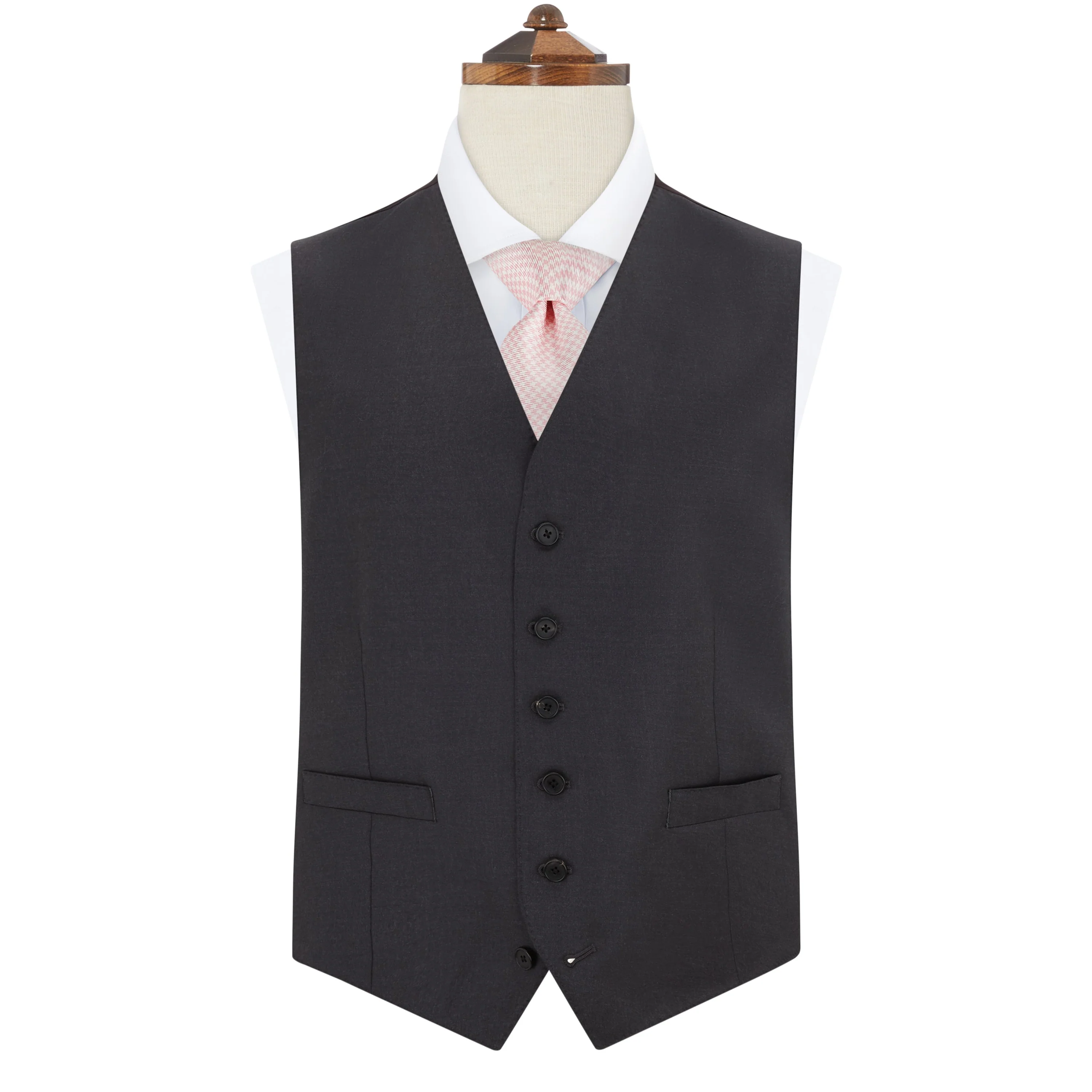Hyde Charcoal Super 150's Waistcoat