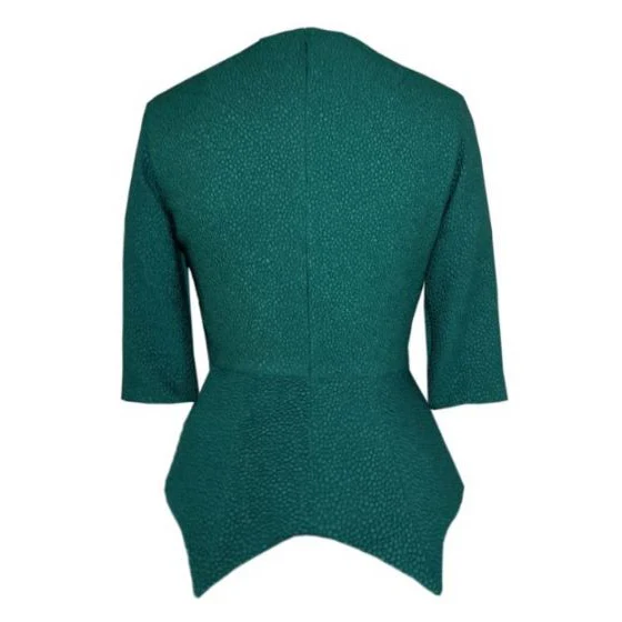 Jupiter Tailored Peplum Top - Image 2