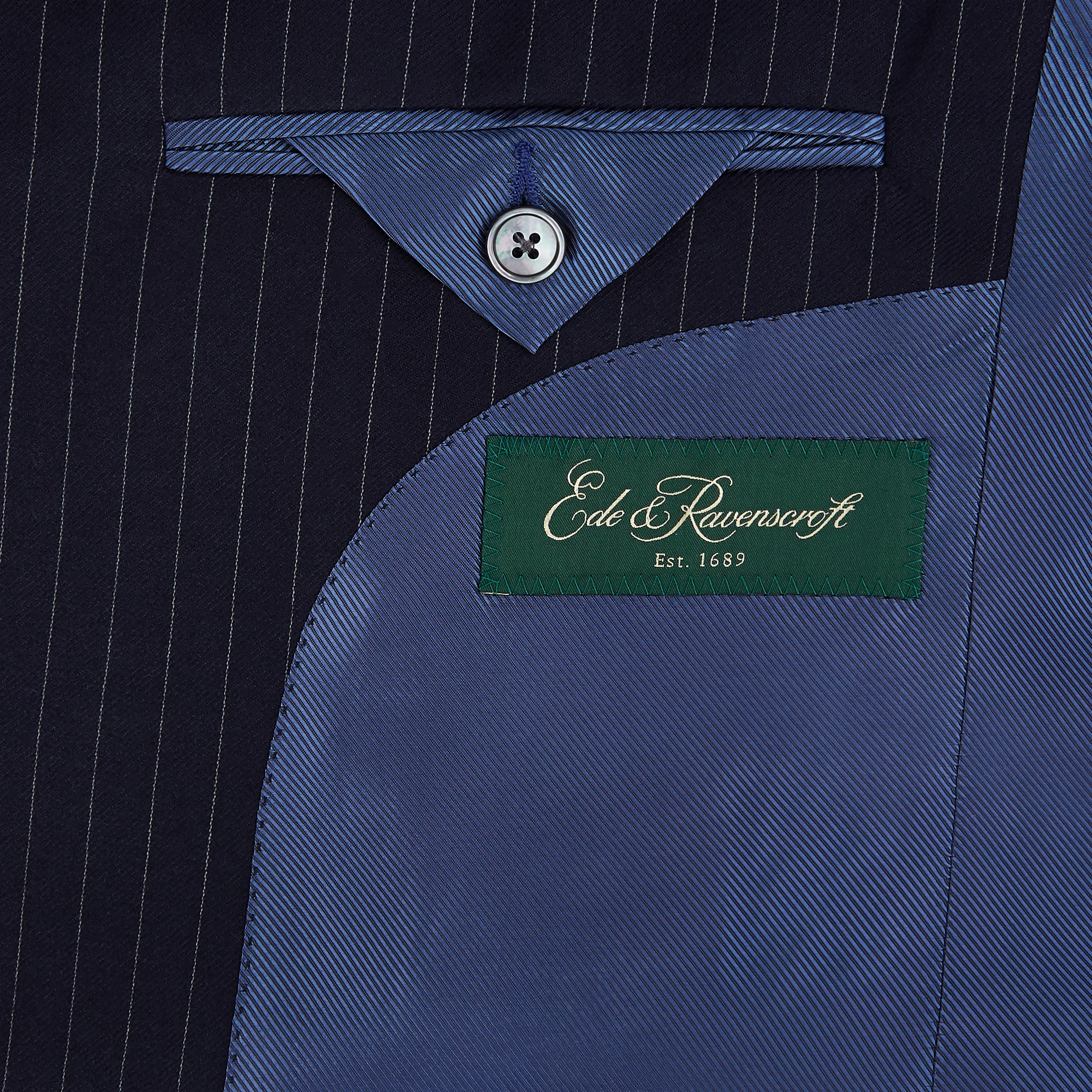 Kensington Navy Pinstripe Suit - Image 4
