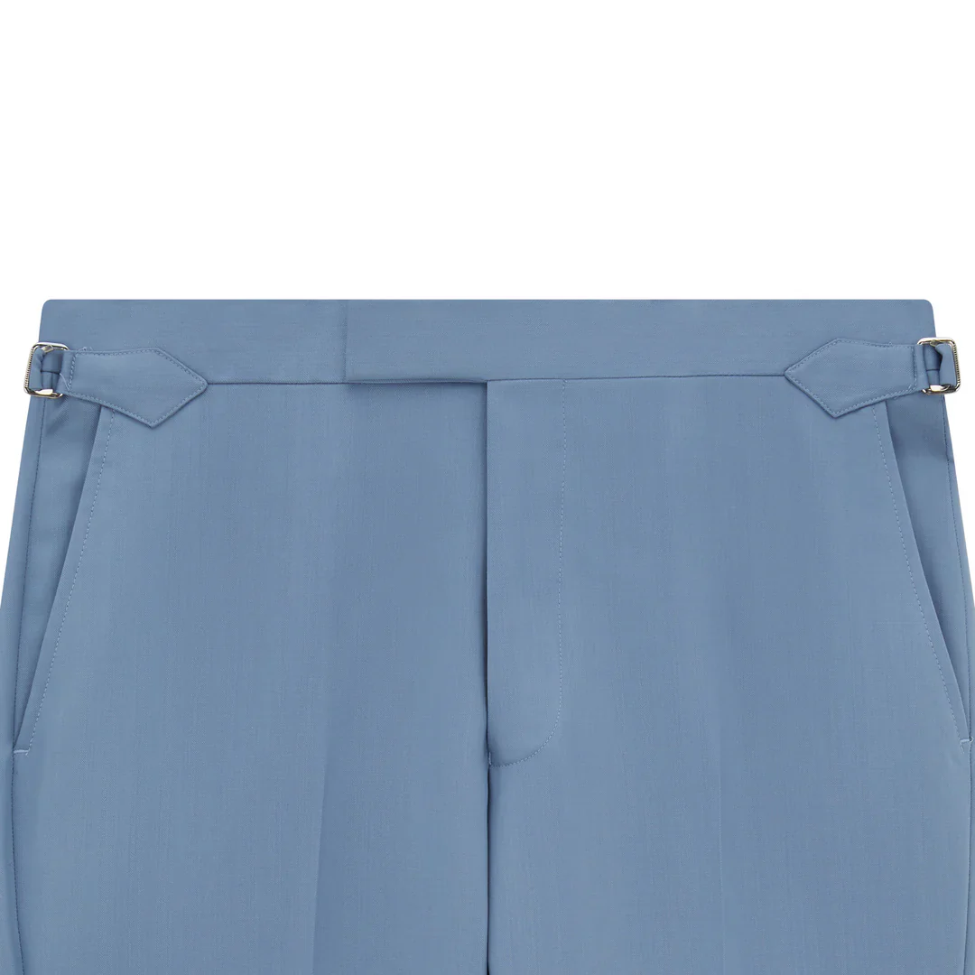 Kilburn Blue Herringbone Suit - Image 7