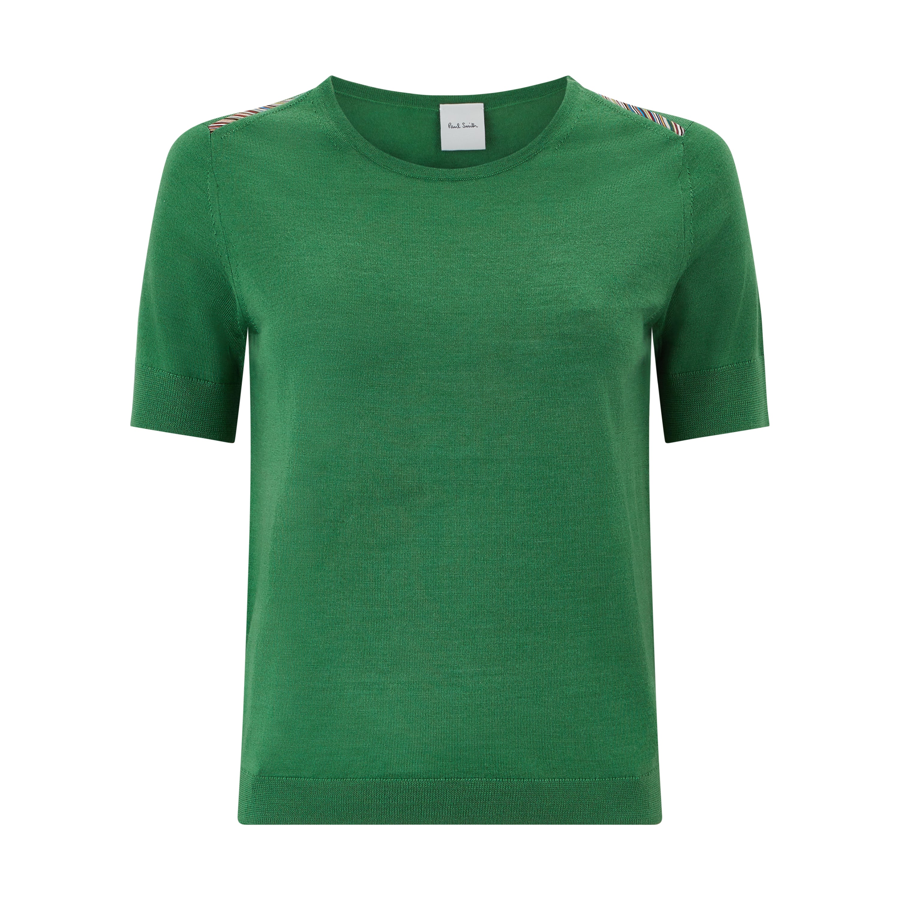 Knitted Green Crew Sweater