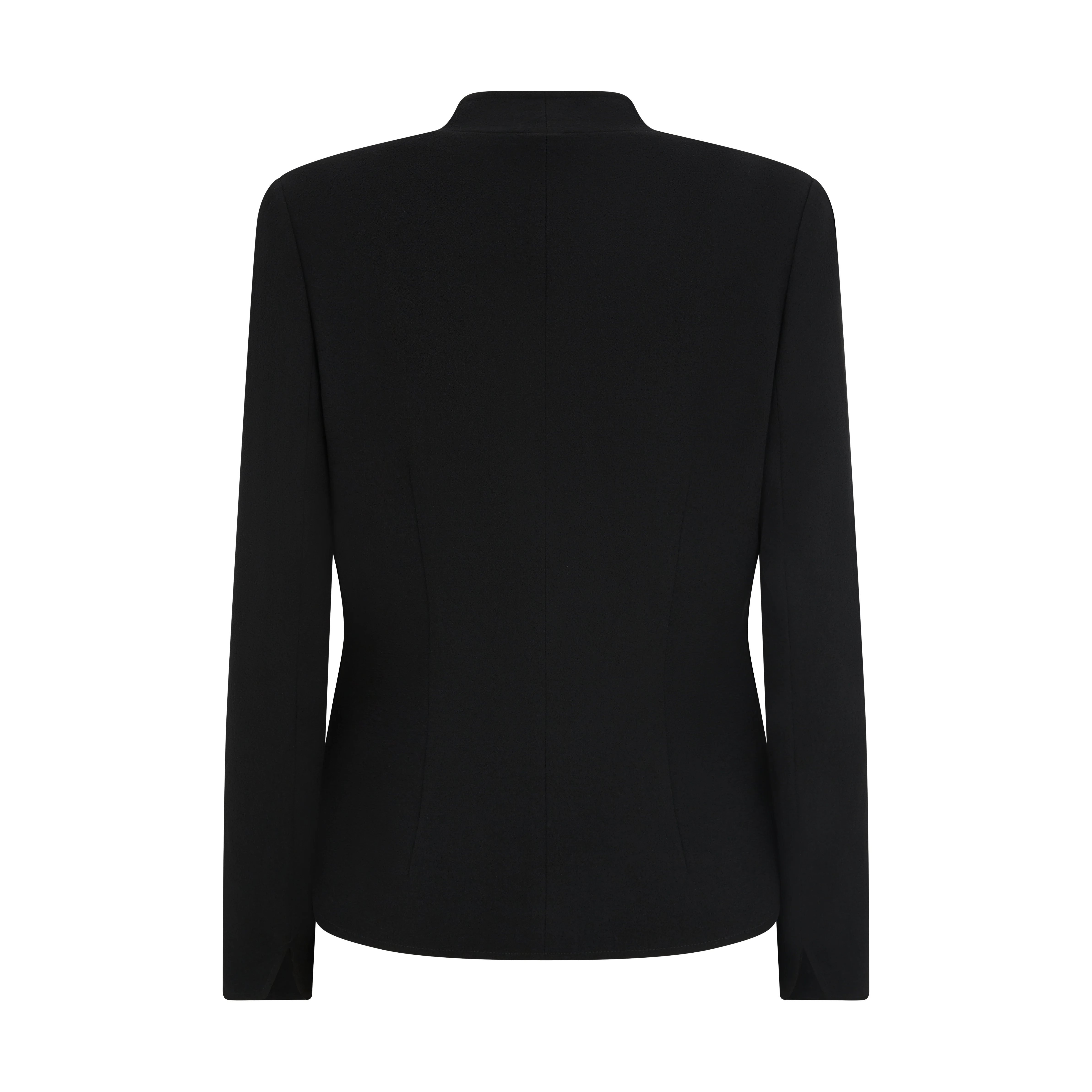 Lily Tailored Wool Crepe Clasp Jacket - Image 3