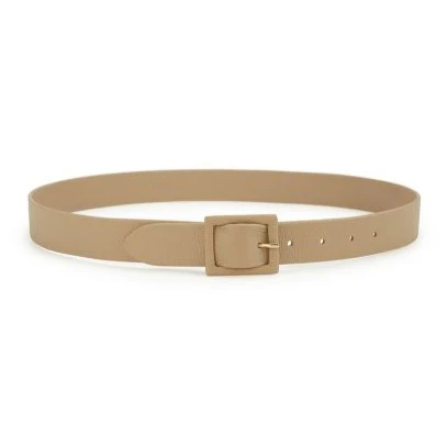 Narrow Soft Grain Leather Belt