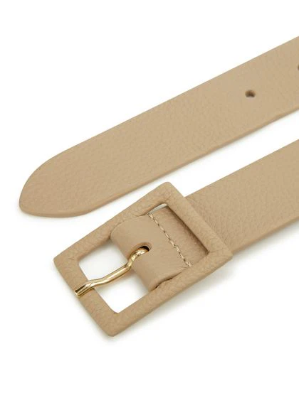 Narrow Soft Grain Leather Belt - Image 2