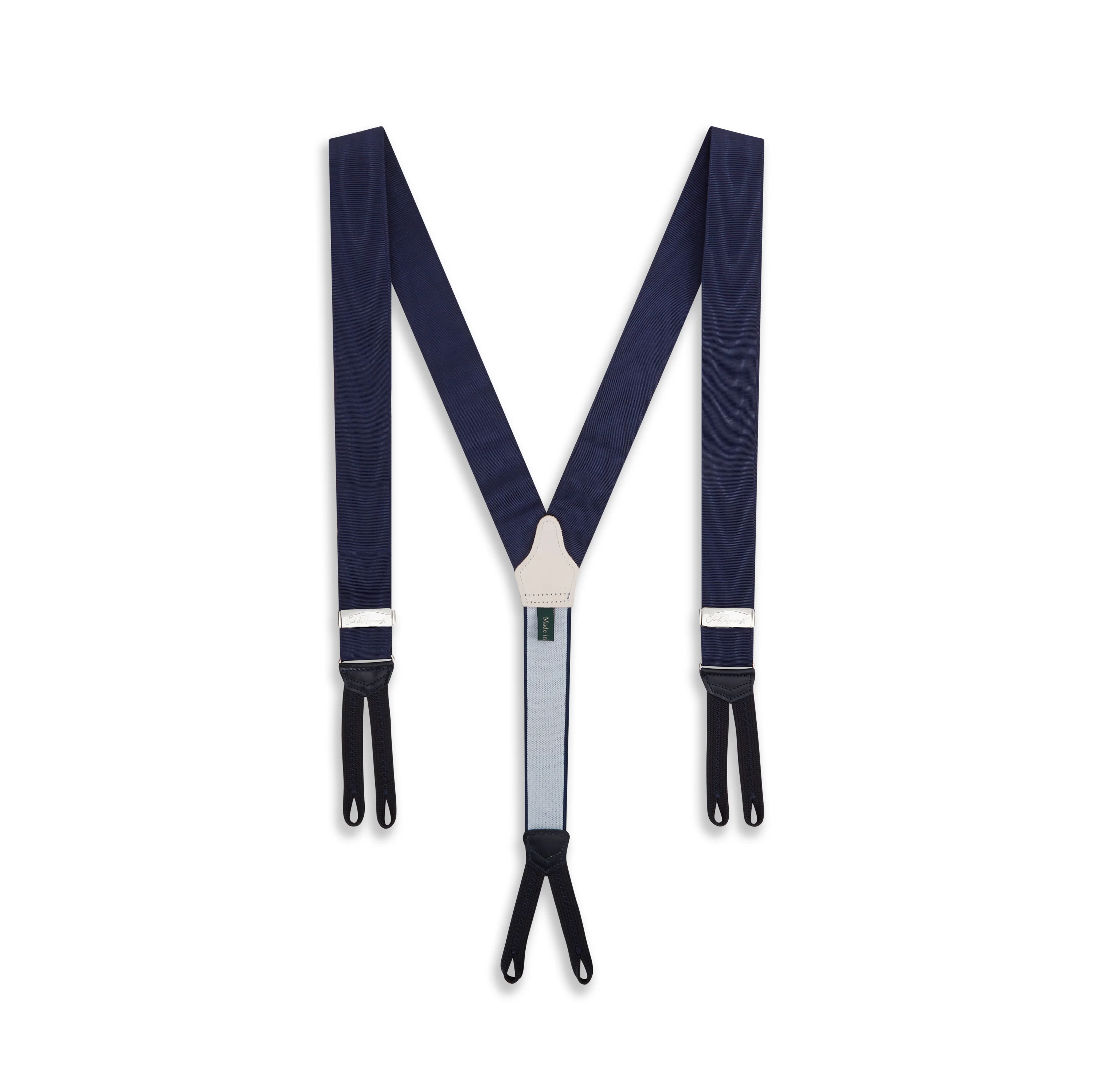 Navy 32mm Moire Braces - Image 2