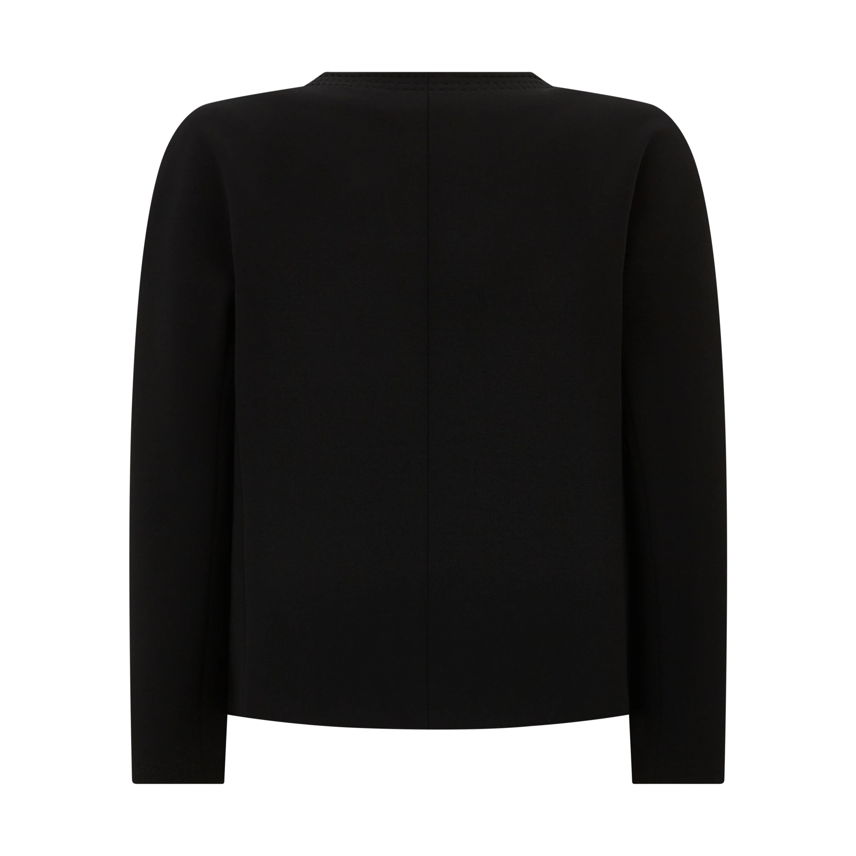 Ombrosa Black Tailored Cady Double Breasted Jacket - Image 3