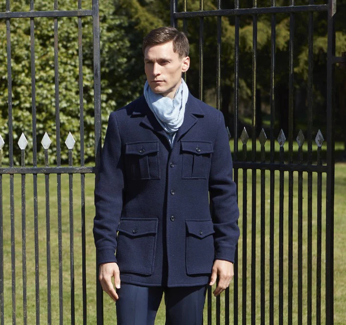 Oscar Double Faced Melton Jacket - Image 2