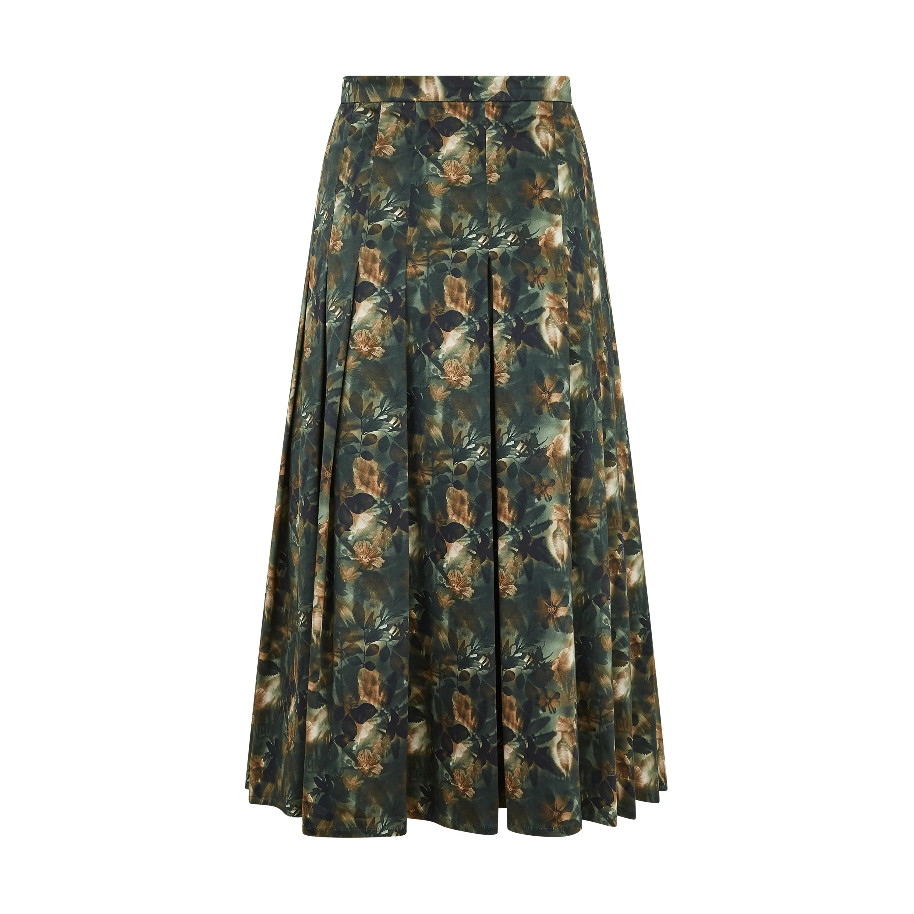Penny Green Cotton Print Midi Skirt - Image 3