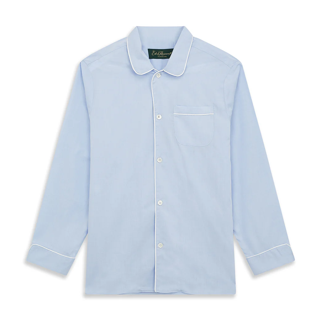 Blue Softest Two-Fold Cotton Pyjama Set - Image 3