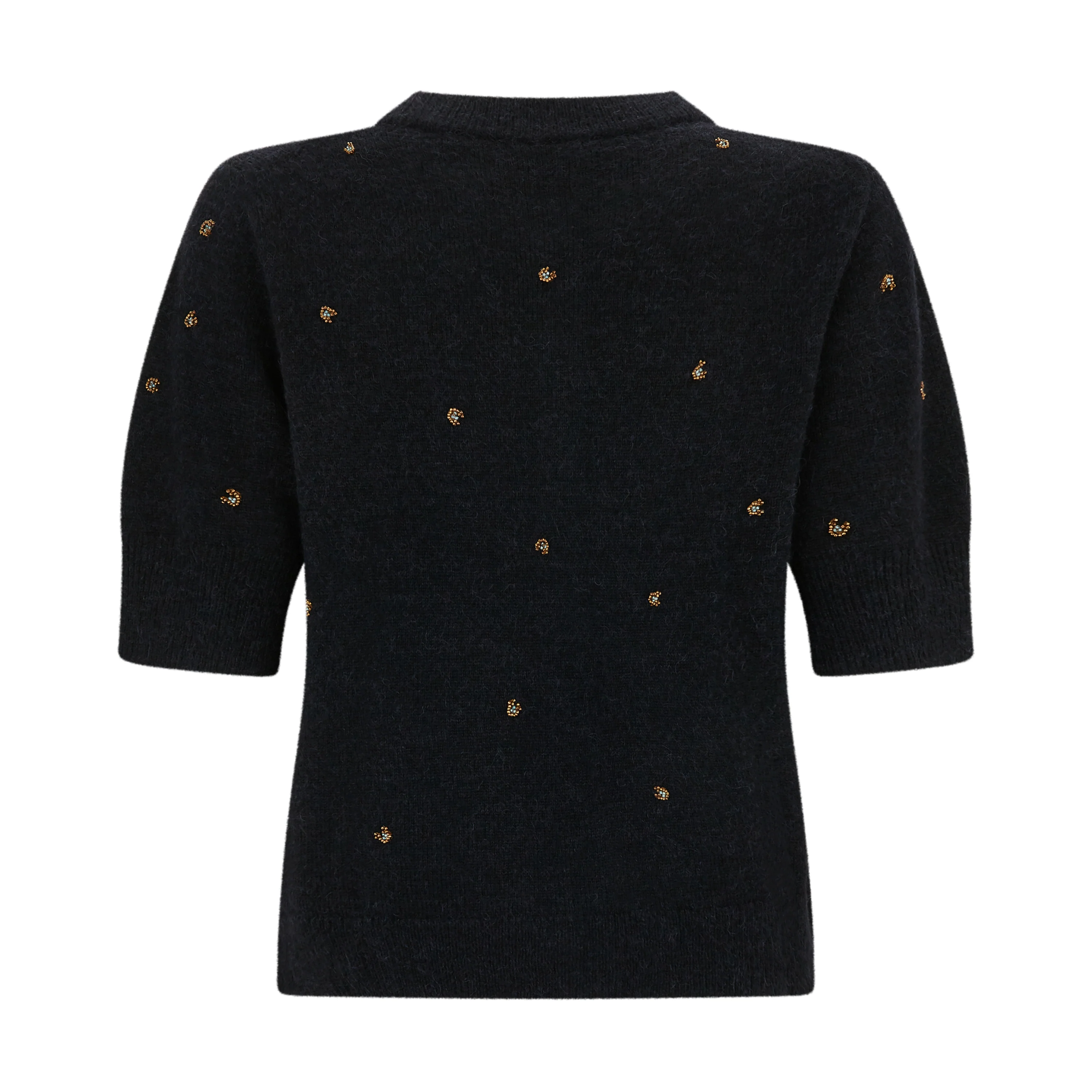 Short Sleeved Knitted Cardigan - Image 2