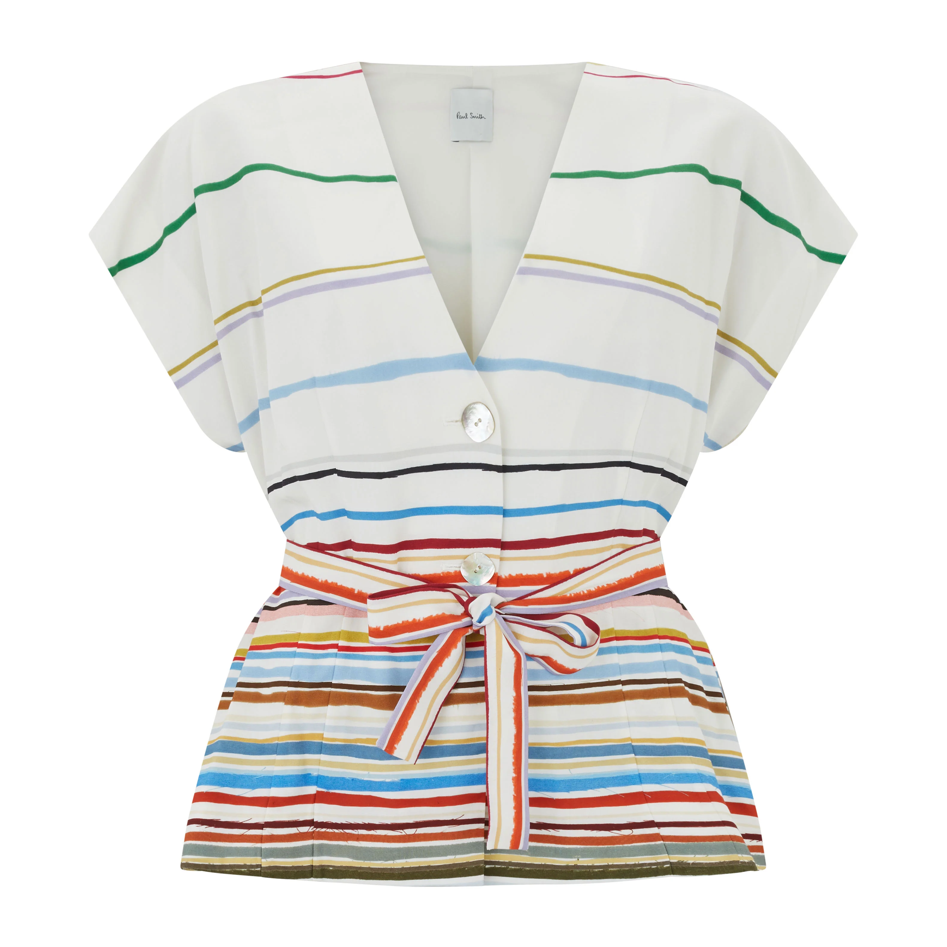 Stripe V-Neck Top