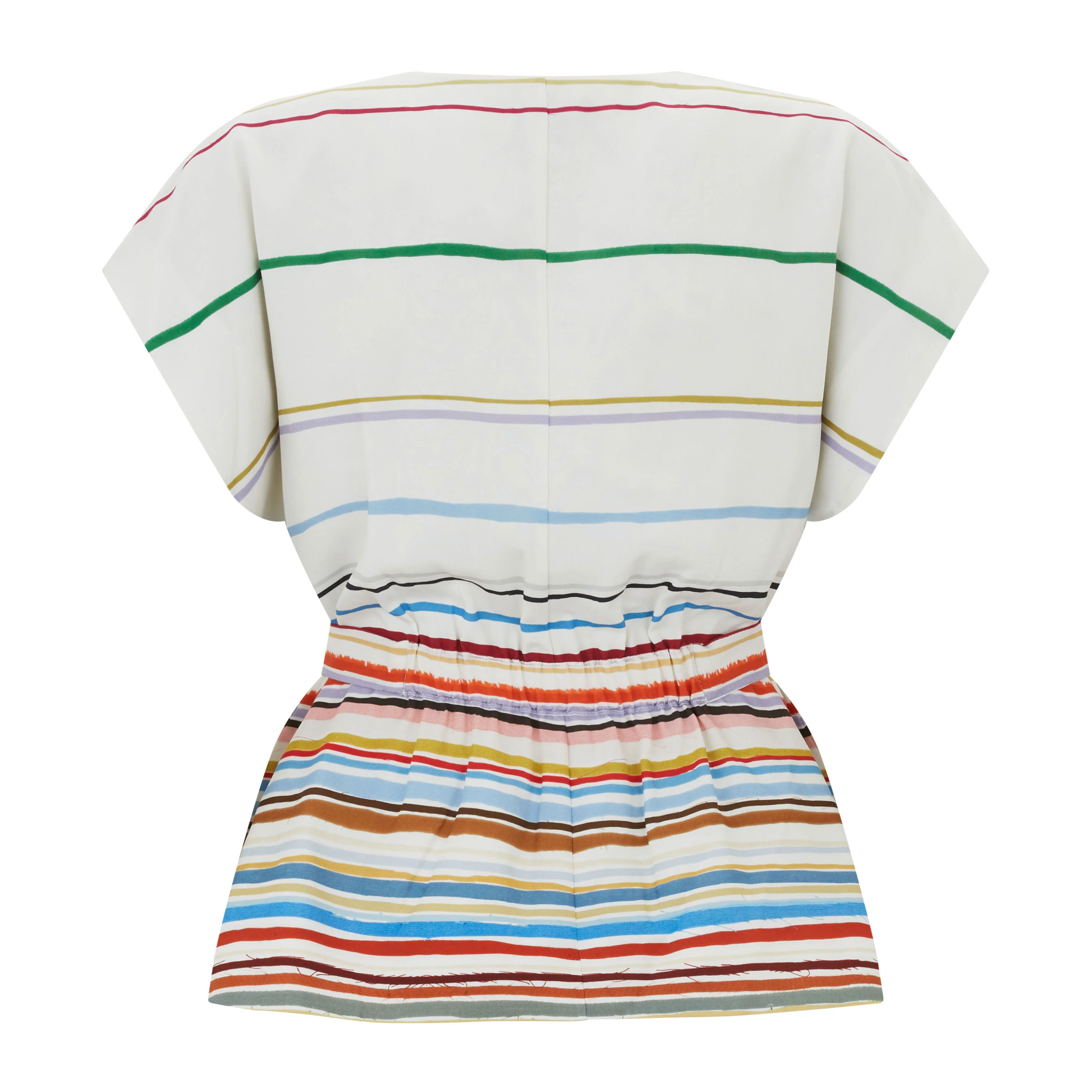 Stripe V-Neck Top - Image 2