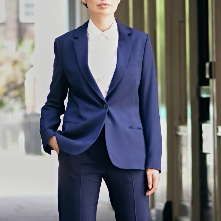 Tailored One Button Hopsack Jacket - Image 2