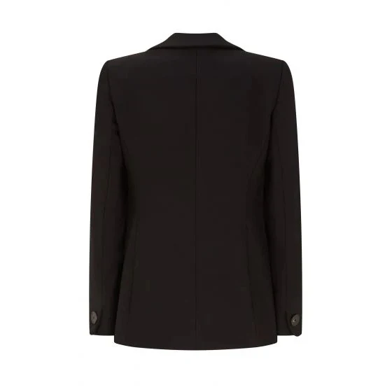 Tailored One Button Wool Stretch Jacket - Image 2