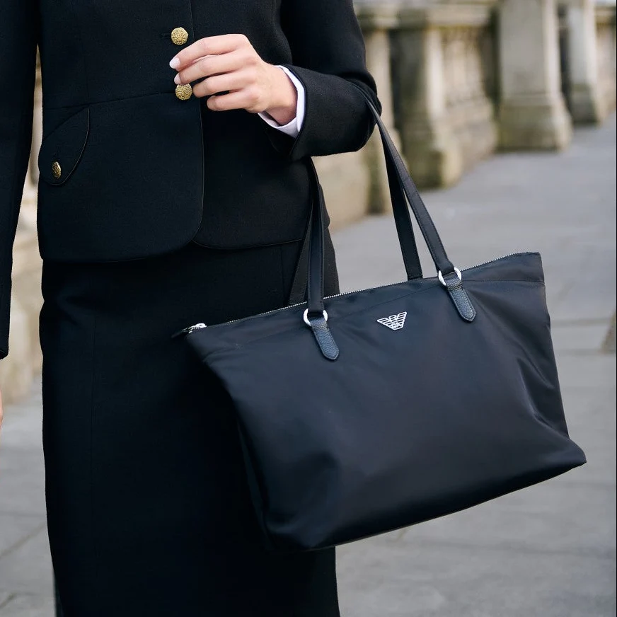 Tailored Nylon Tote Bag - Image 2