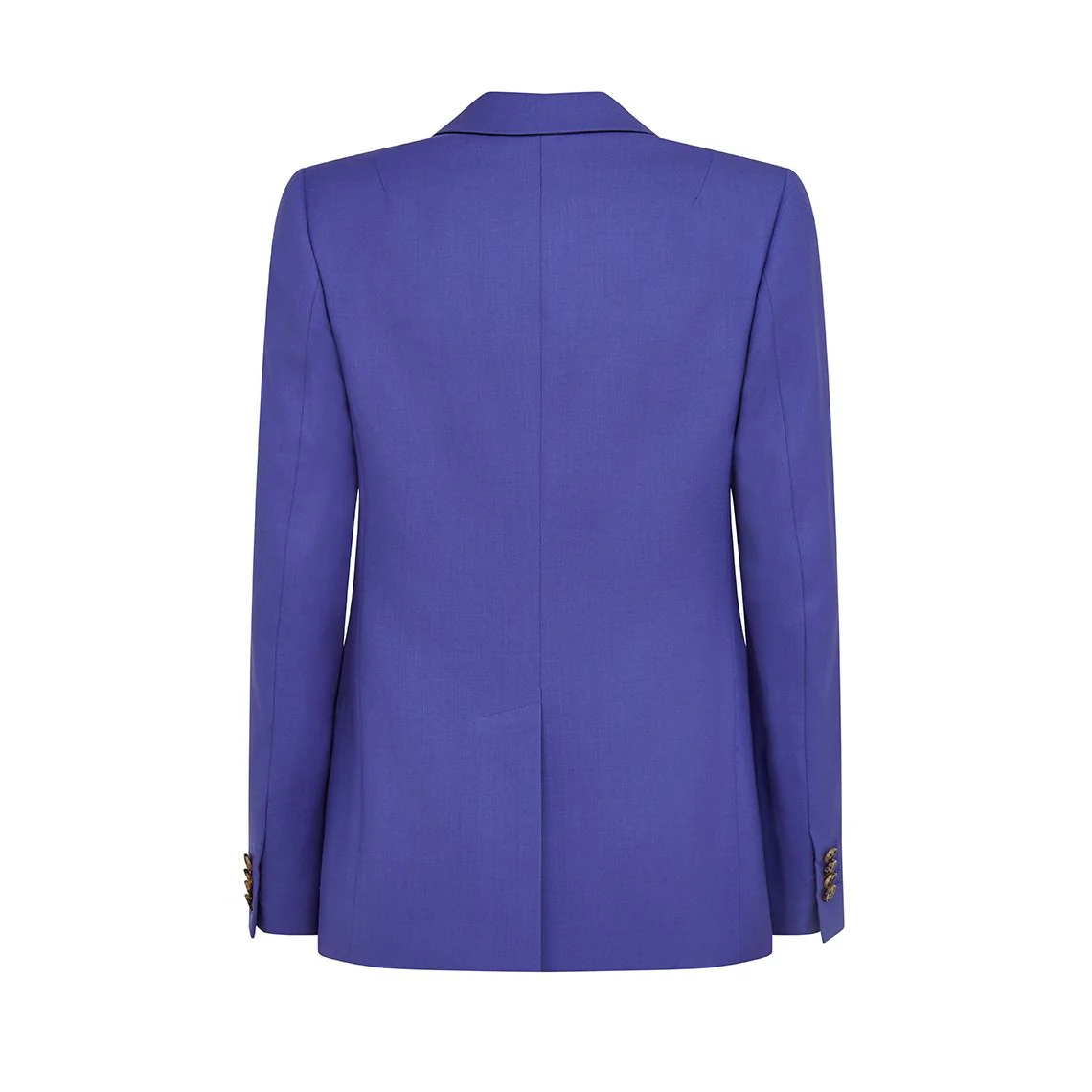 Tailored Single Breasted Blue Wool Jacket - Image 2