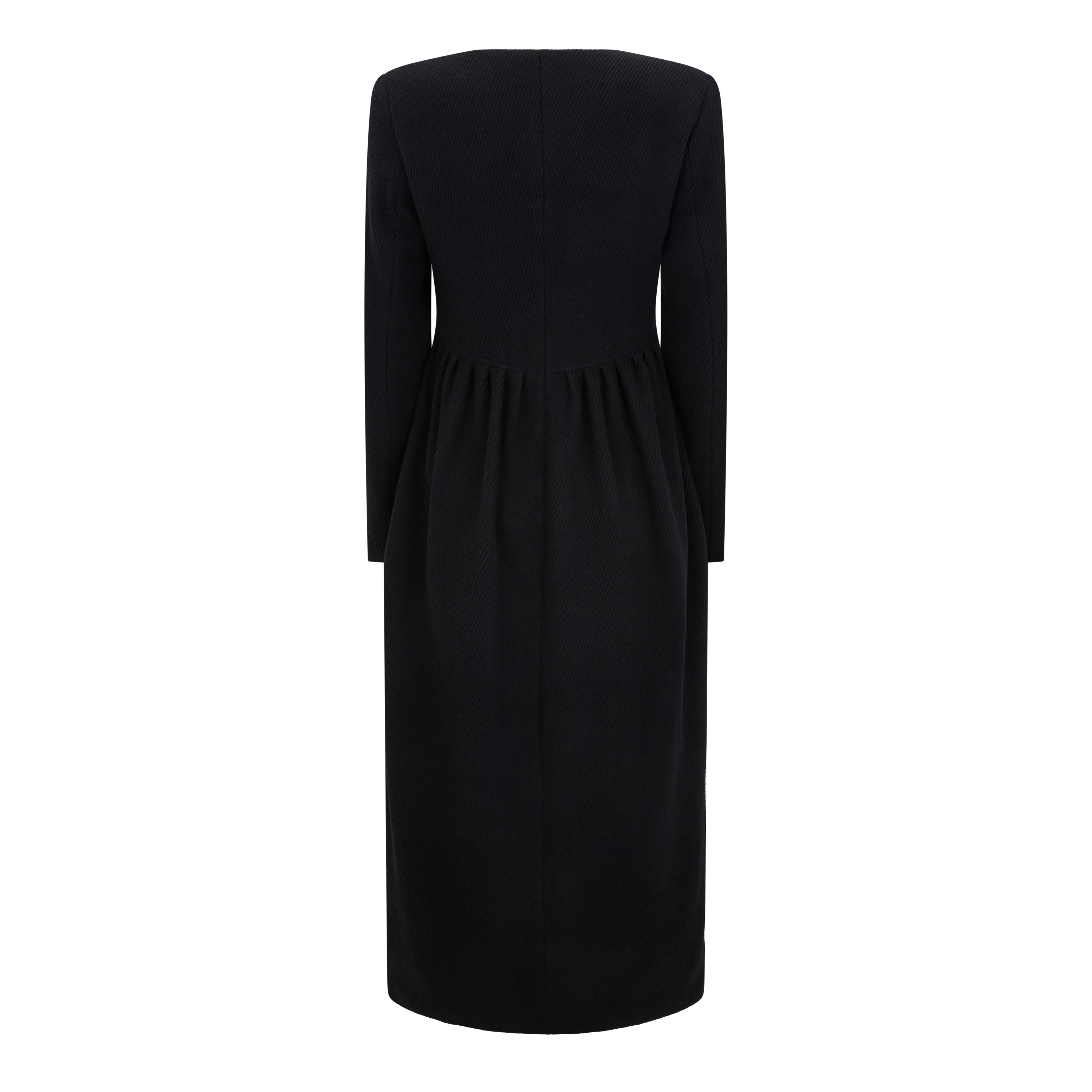 Tailored Wool Pleated Coat - Image 3
