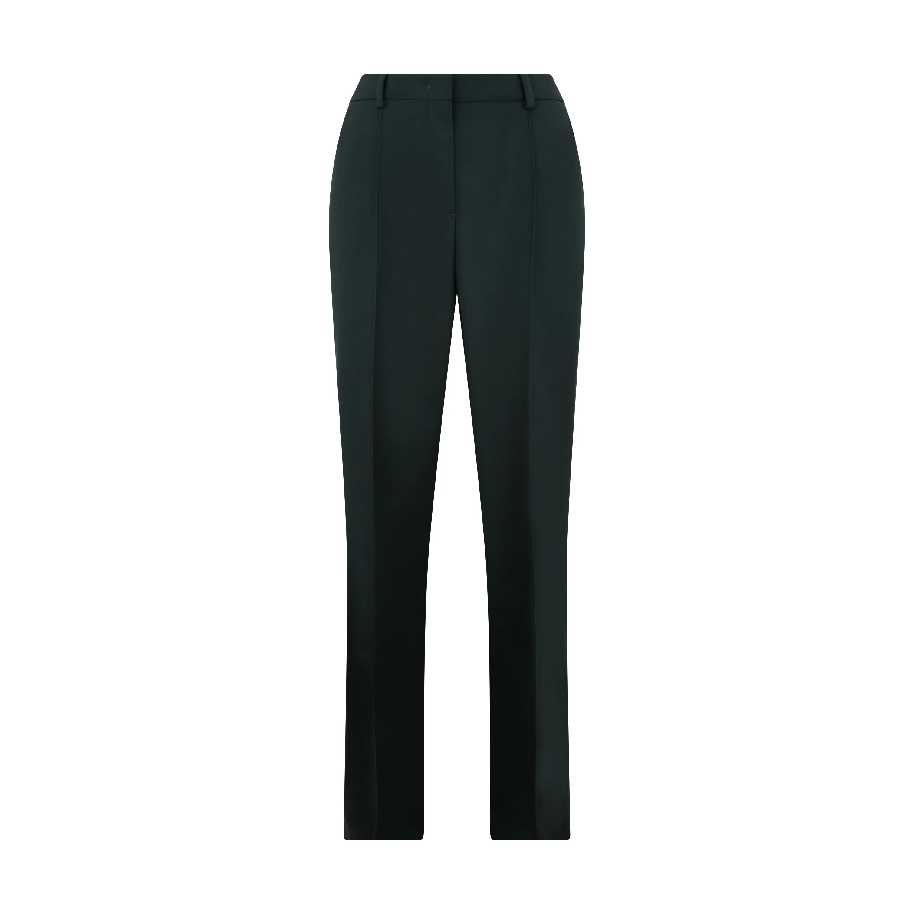 Tailored Green Wool Trouser