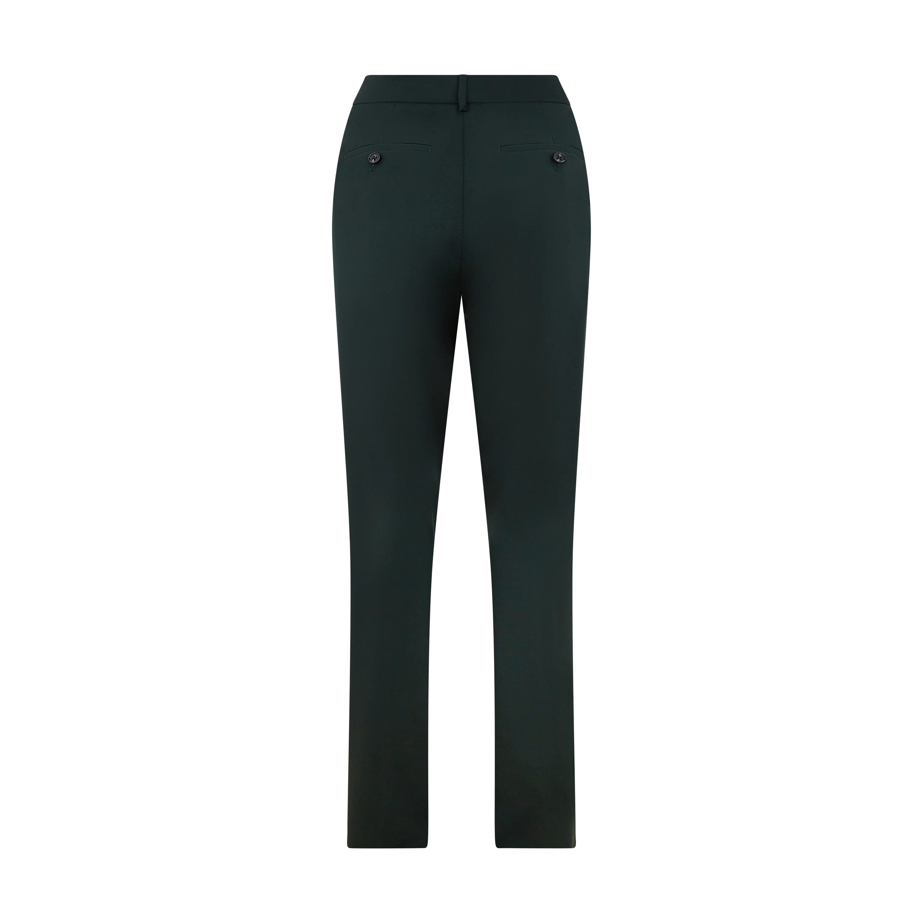 Tailored Green Wool Trouser - Image 2