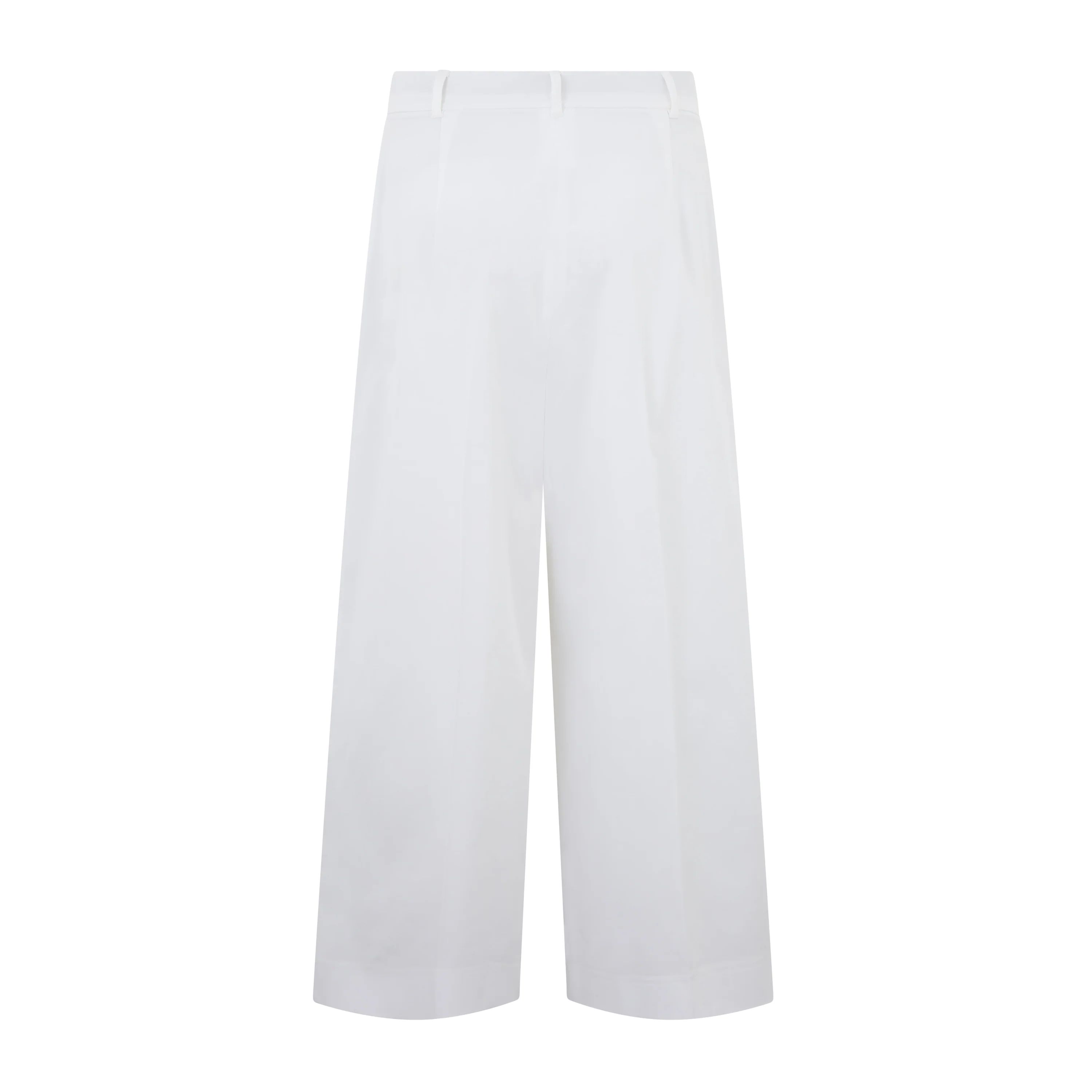 Tequila Cotton Stretch Wide Cropped Trouser - Image 2