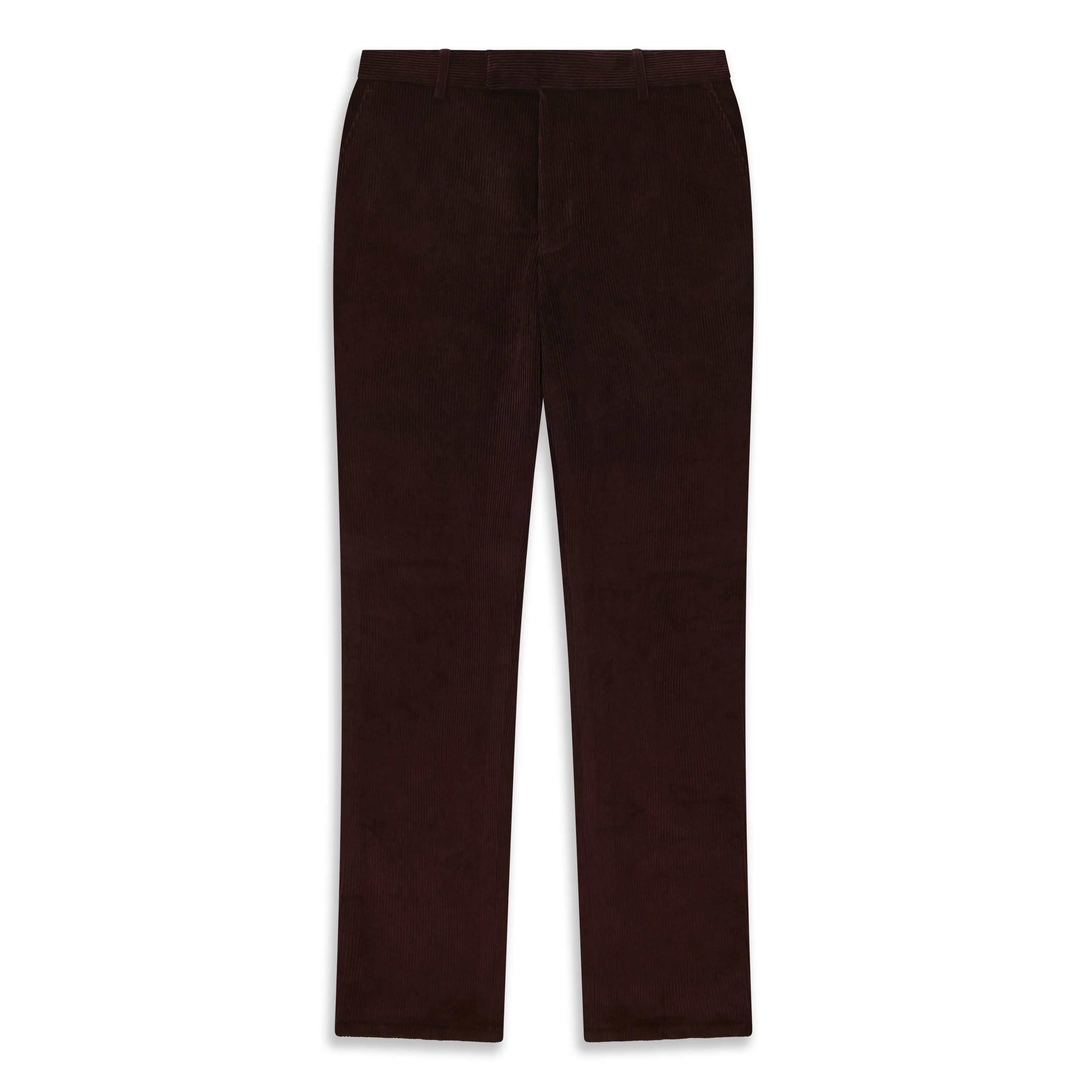 Thomas Aubergine Corduroy Trouser - Image 3